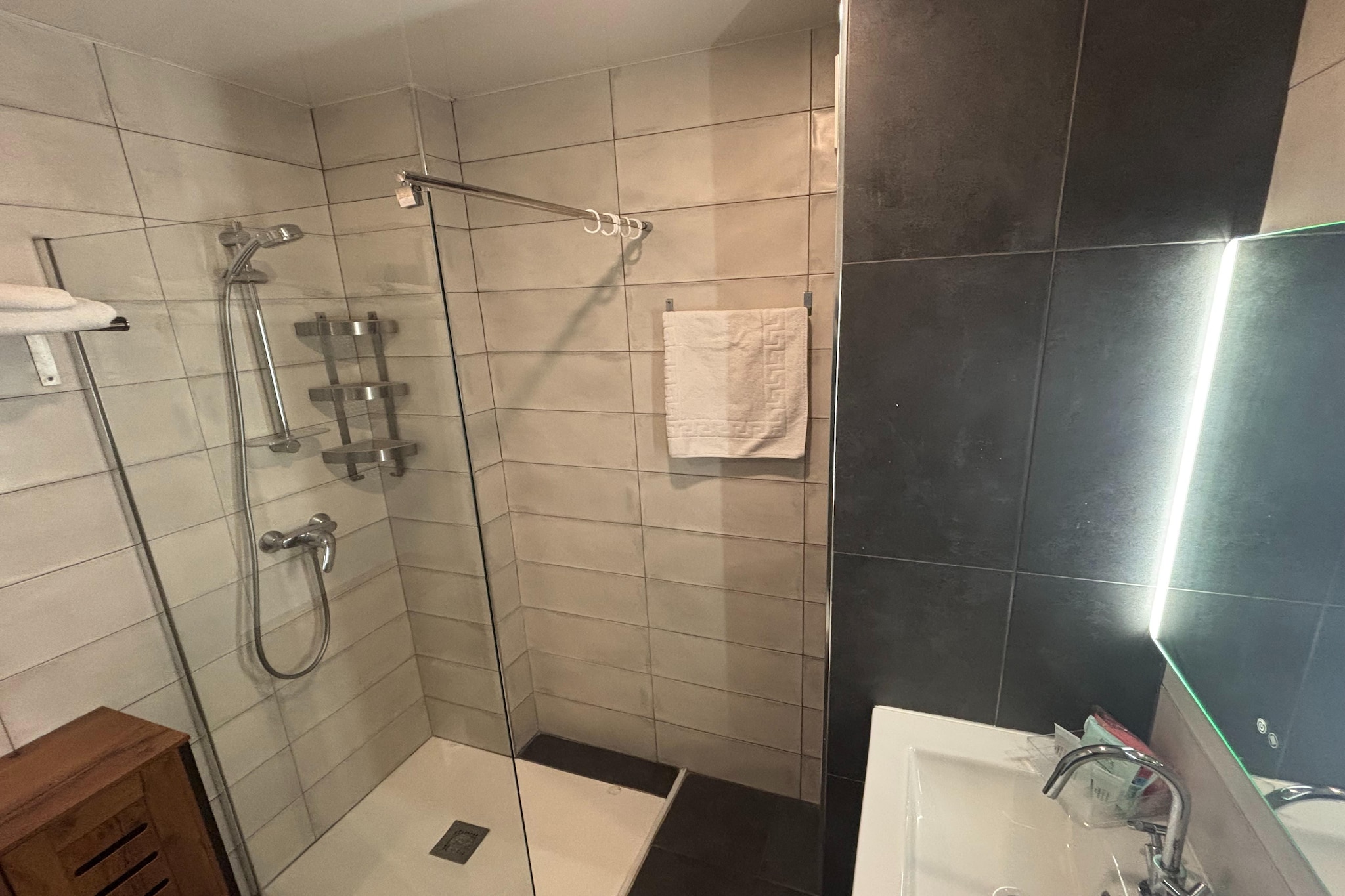 Apartamento con terraza y vistas 327 - Salle de bain