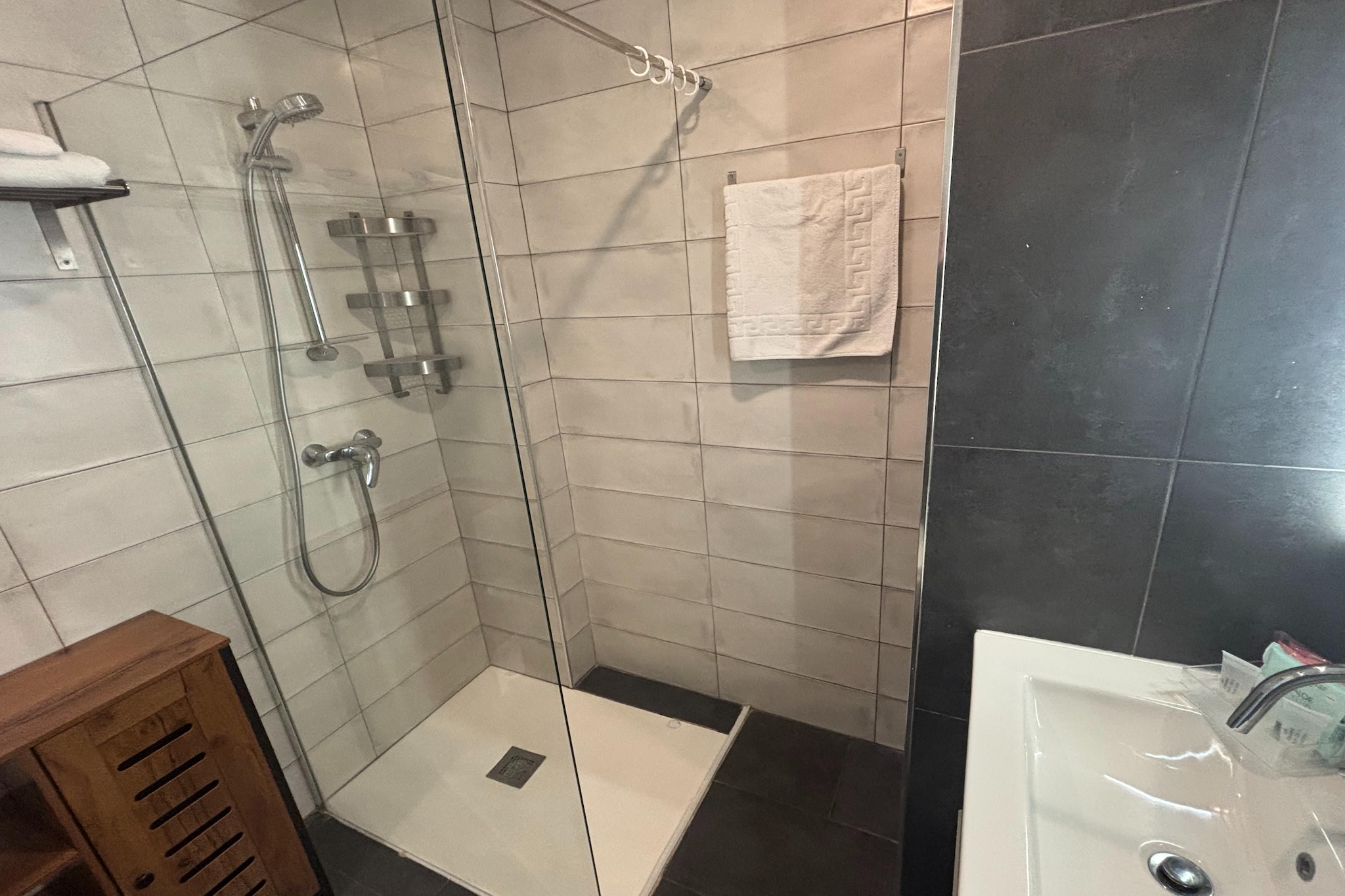 Apartamento con terraza y vistas 327 - Salle de bain