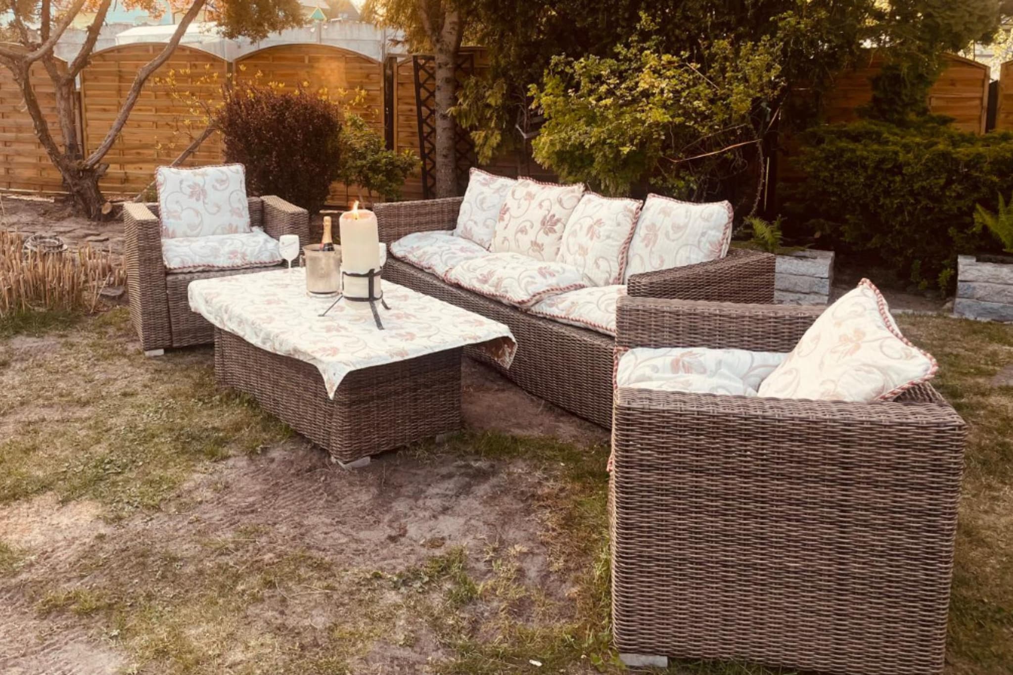Dom wakacyjny z sauną i jacuzzi dla 4 osób Lubin