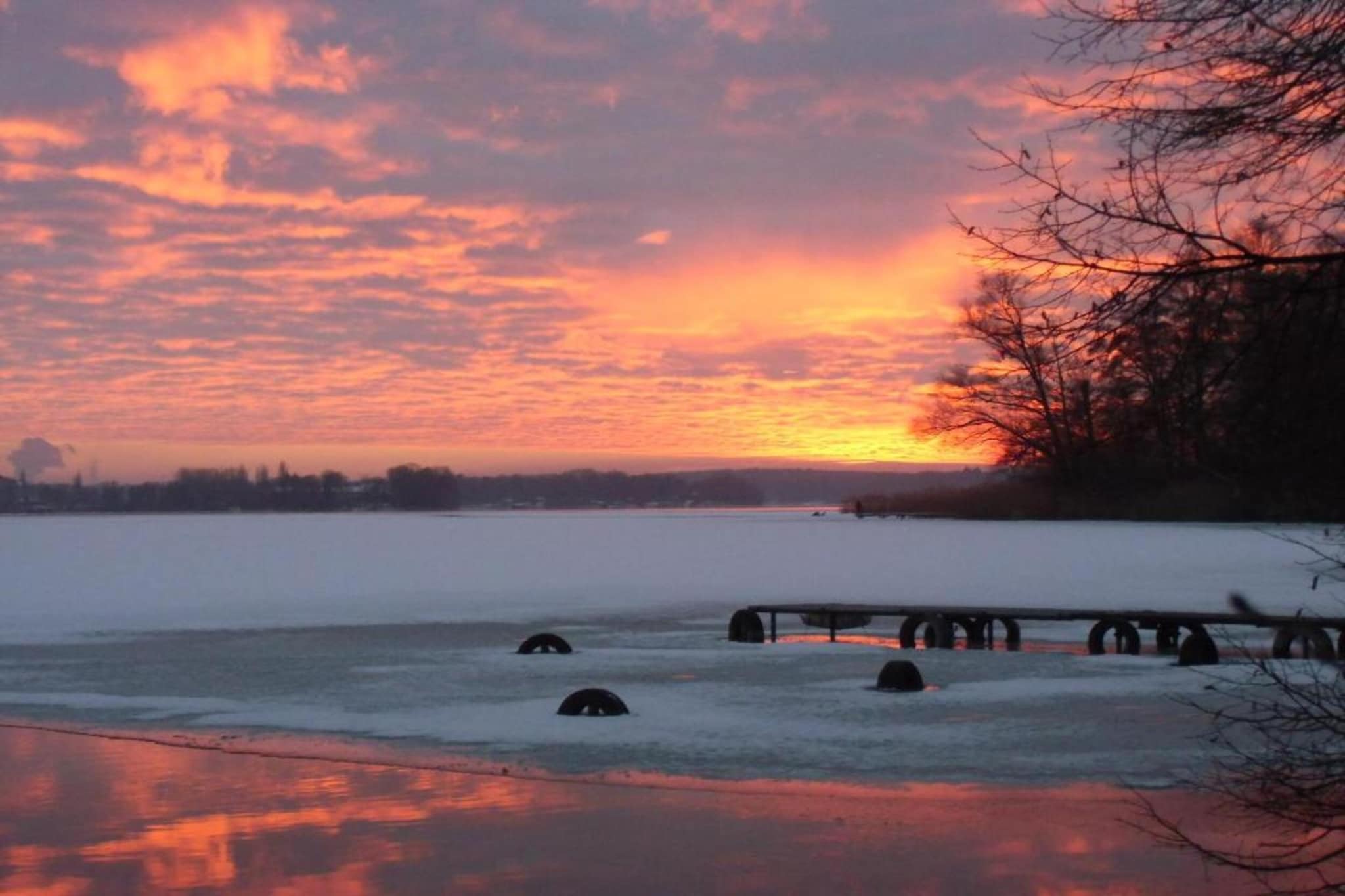 Ferienhäuschen in Schwerin-Gebied winter 20km