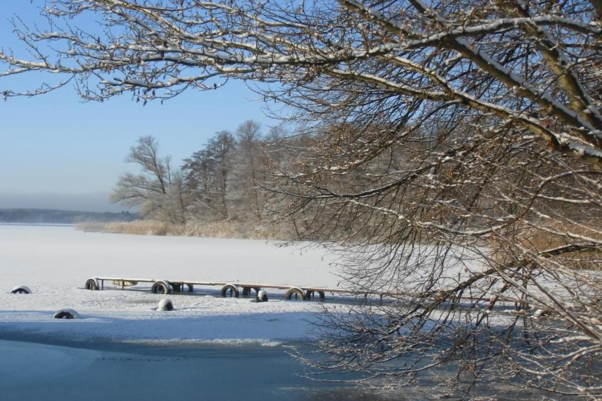 Ferienhäuschen in Schwerin-Gebied winter 20km