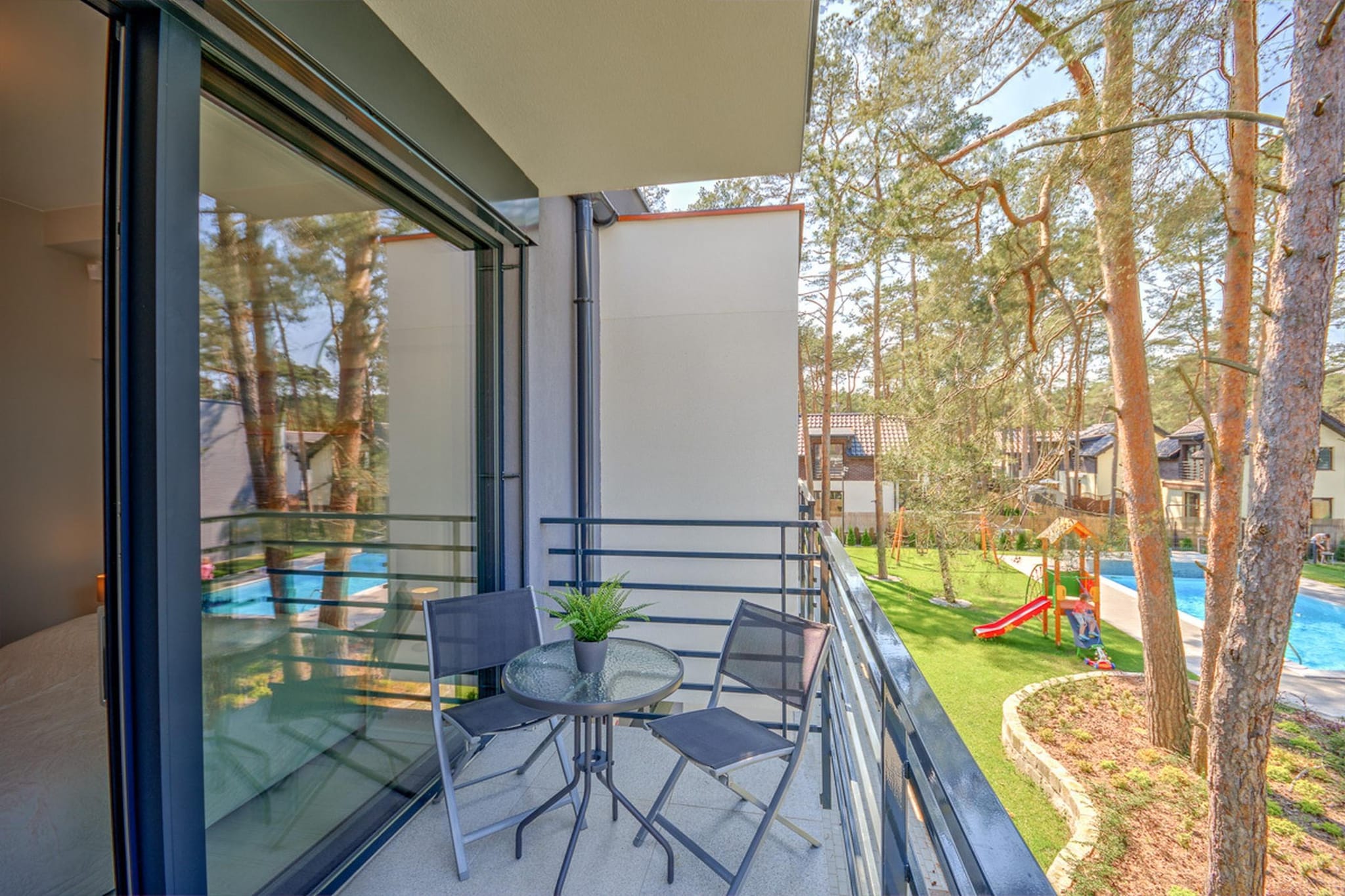 Apartament 6-os ul Zdrowia 3-7 Pobierowo - Terrasse/Balkon