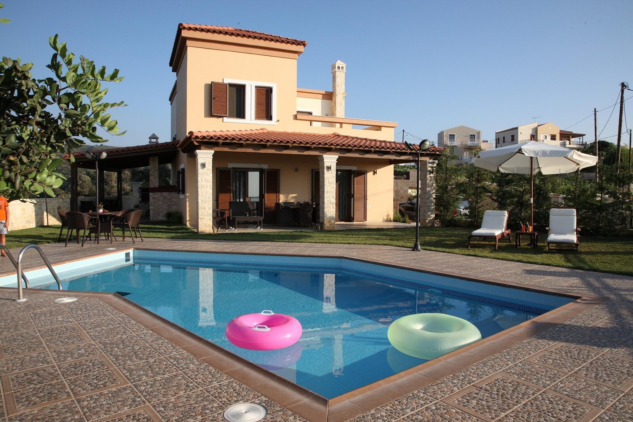 Villa in Skouloufia with Private Pool & Views