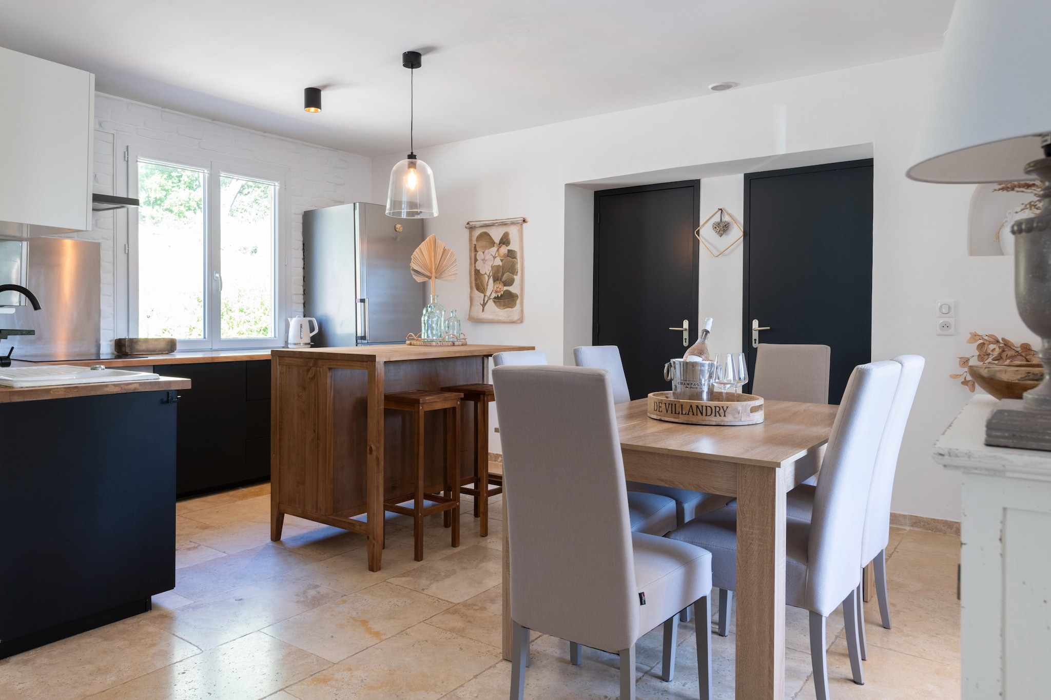 An optional utilities and service fee of EUR 360,00 will be charged before your arrival. Details are given below.<br> Experience the charm of French living in this cozy holiday home, perfect for a relaxing getaway with family or friends. The home boasts an enclosed garden with outdoor seating and ambient lighting, ideal for unwinding in the evenings. Just a short stroll from the Allier River, you can rent a canoe or enjoy a swim at one of the nearby river beaches. The pet-friendly home offers restful bedrooms with plush bedding for a comfortable stay. Nature lovers will adore the surrounding region, filled with scenic hiking and cycling routes. The magnificent ForÃªt de TronÃ§ais, only 12 km away, is perfect for peaceful walks and even wild swimming. Take day trips to nearby villages, enjoy a cafÃ© on the square, or browse local markets for fresh produce and regional delicacies. The area's unspoiled charm is perfect for those looking to explore at a slower pace. The home combines traditional French dÃ©cor with modern comfort. A ground-floor bedroom with a sofa bed provides easy access for guests with mobility needs. The fully equipped kitchen makes home cooking a pleasure, while private parking adds extra convenience. Whether you're lounging in the garden or exploring the countryside, this retreat promises a serene and memorable stay. <br><b> Optional Utilities & Service Package </b><br><b> An optional utilities and service package of EUR 360,00 </b> can be selected prior to your arrival. You will receive a separate communication with the payment link should you wish to include it.<br>This package ensures a seamless stay and conveniently covers services such as final cleaning, utility consumption, service support, and protection against minor damages or incidental costs during your stay.<br>Guests who prefer may manage these services independently, provided the property is returned in good order at check-out.