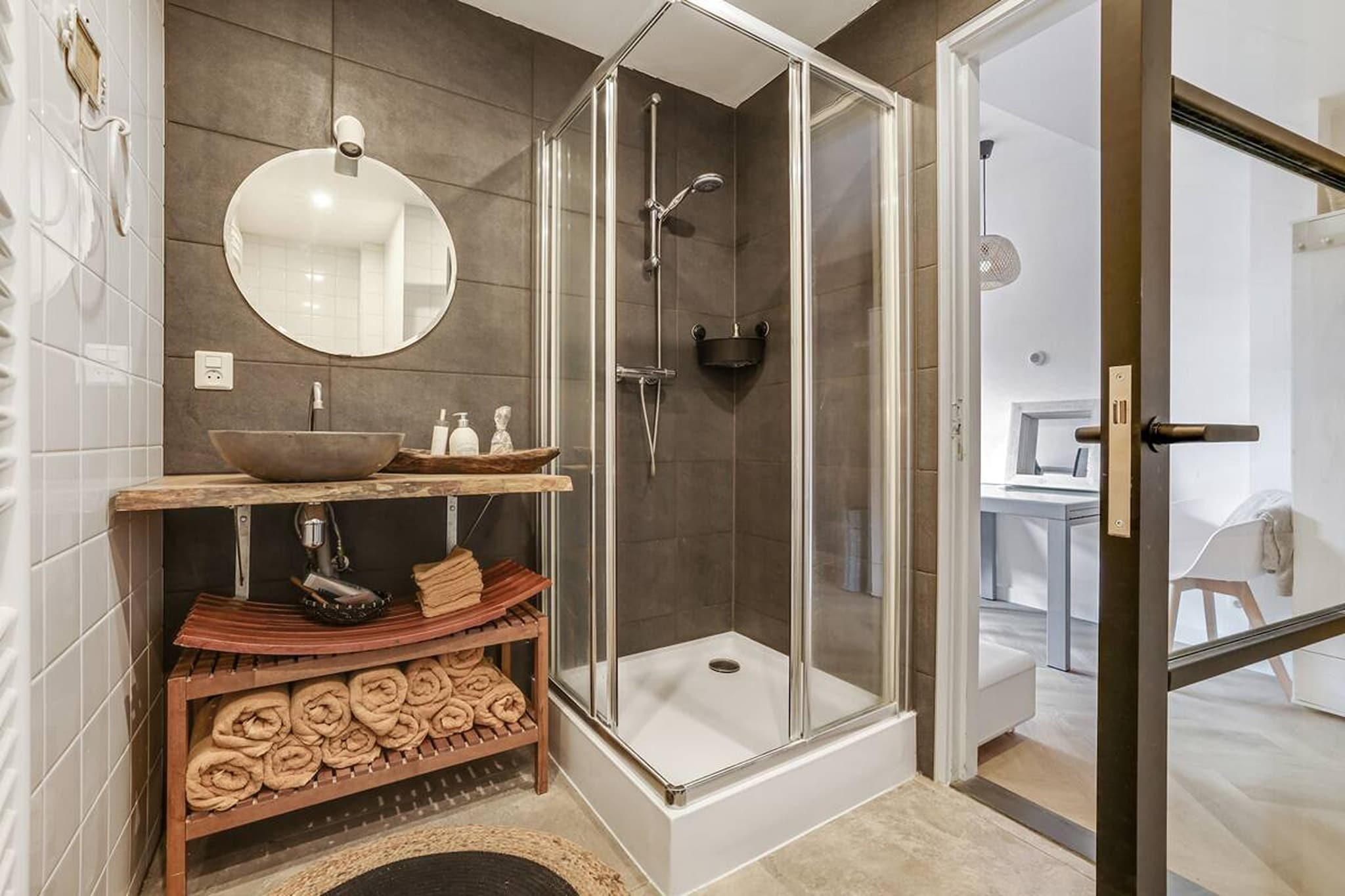 Knus appartement in hartje Sneek-Salle de bain