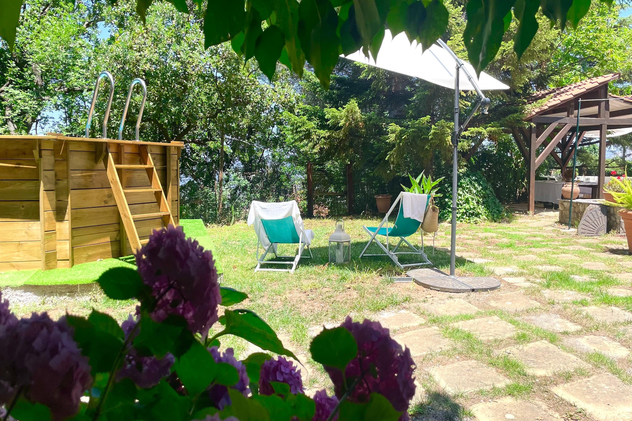 Villa Castelbuono-Tuinen zomer