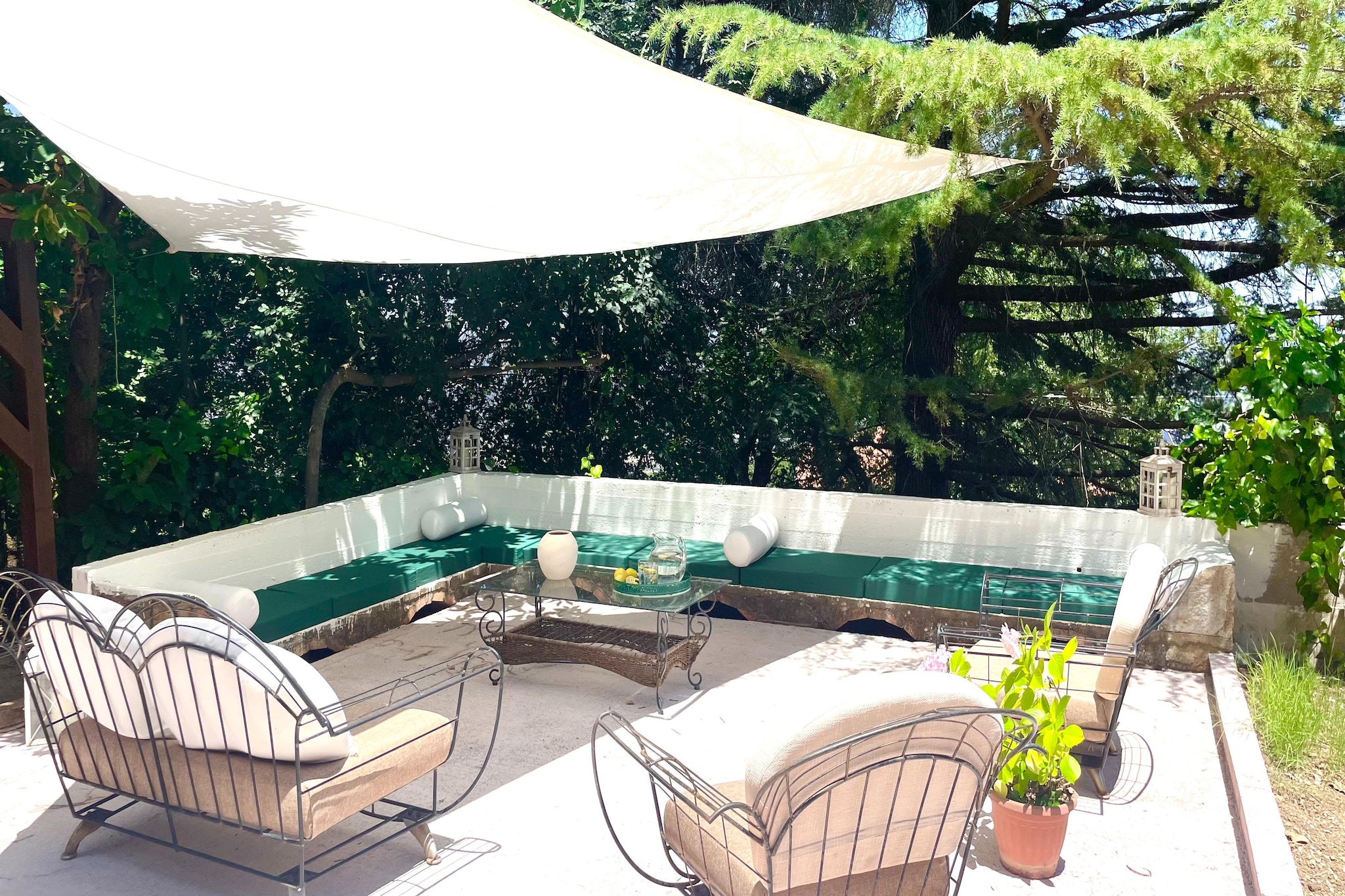 Villa Castelbuono-Tuinen zomer