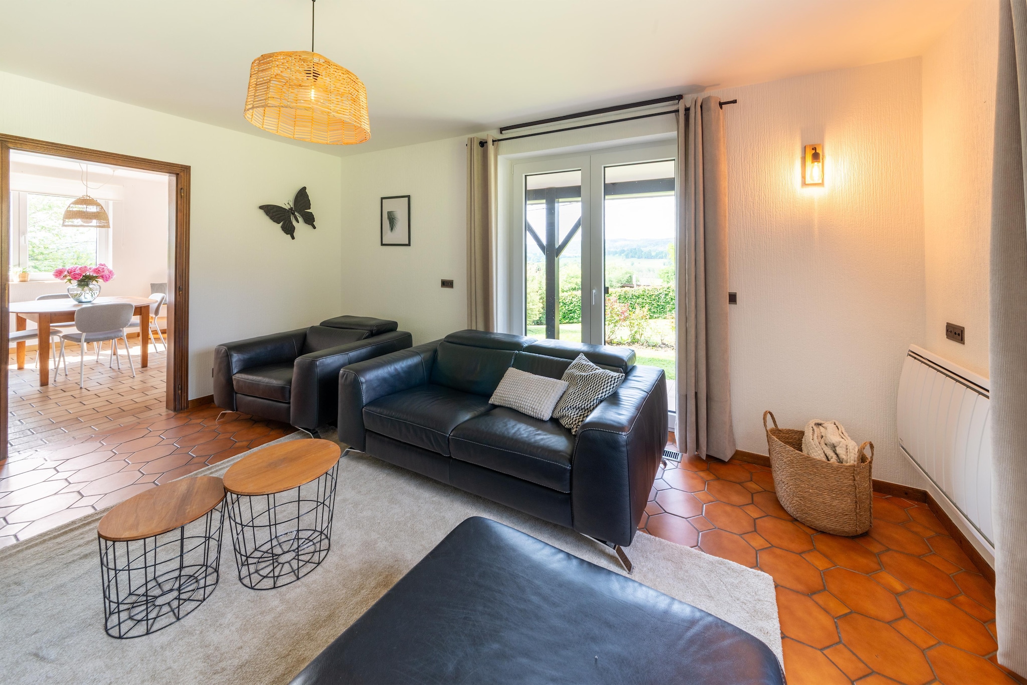 Gite La Maison Bleue-Salon