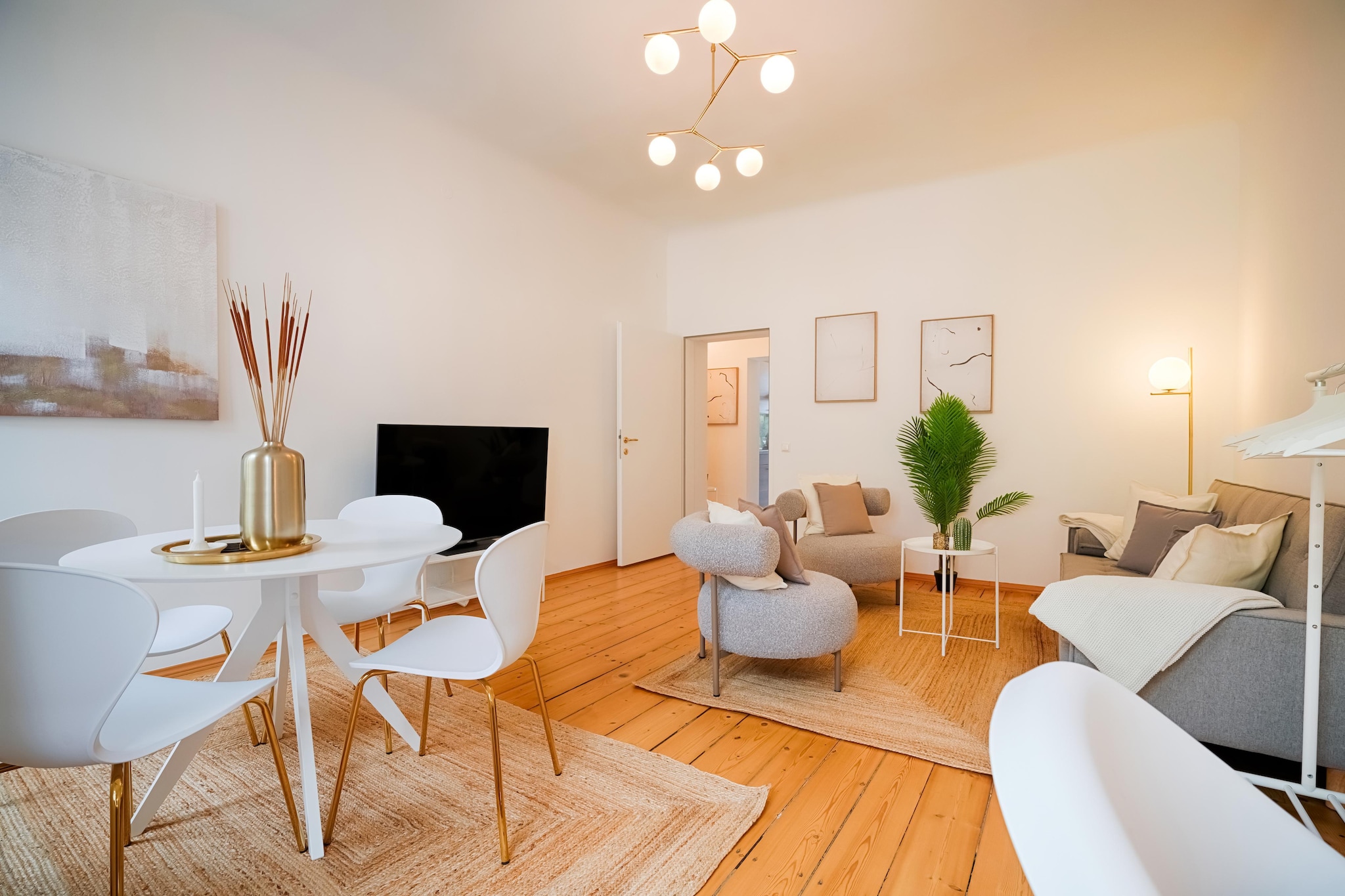 Schönes Ferienapartment in Graz-Woonkamer