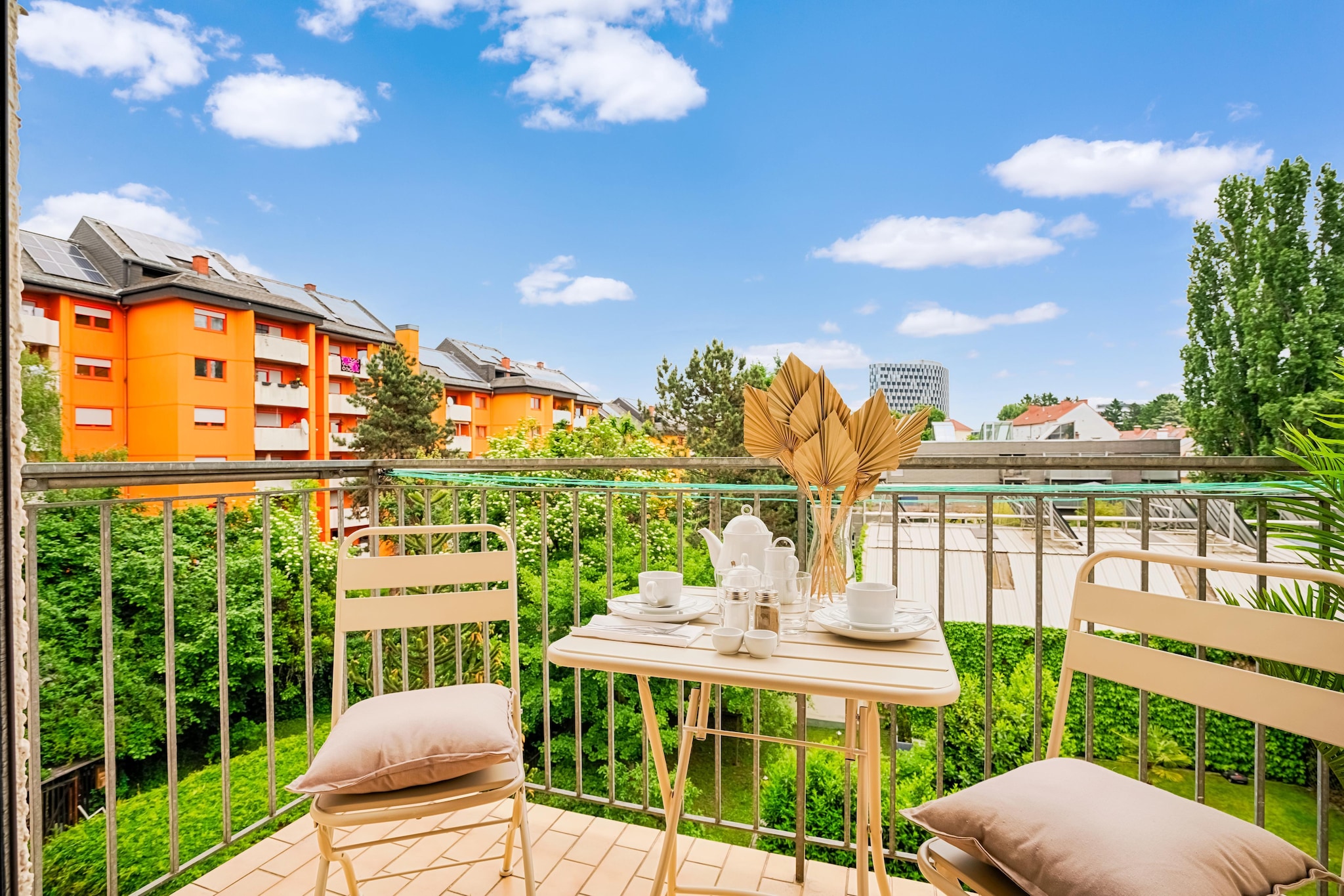 Schönes Ferienapartment in Graz-Terrasbalkon