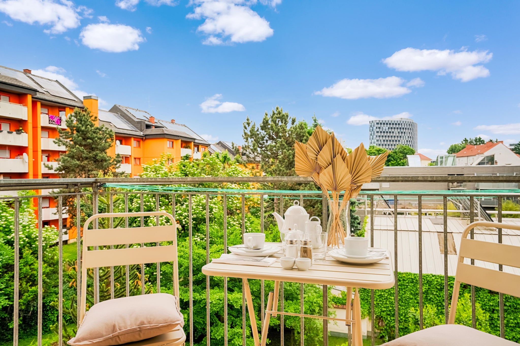 Schönes Ferienapartment in Graz-Terrasbalkon