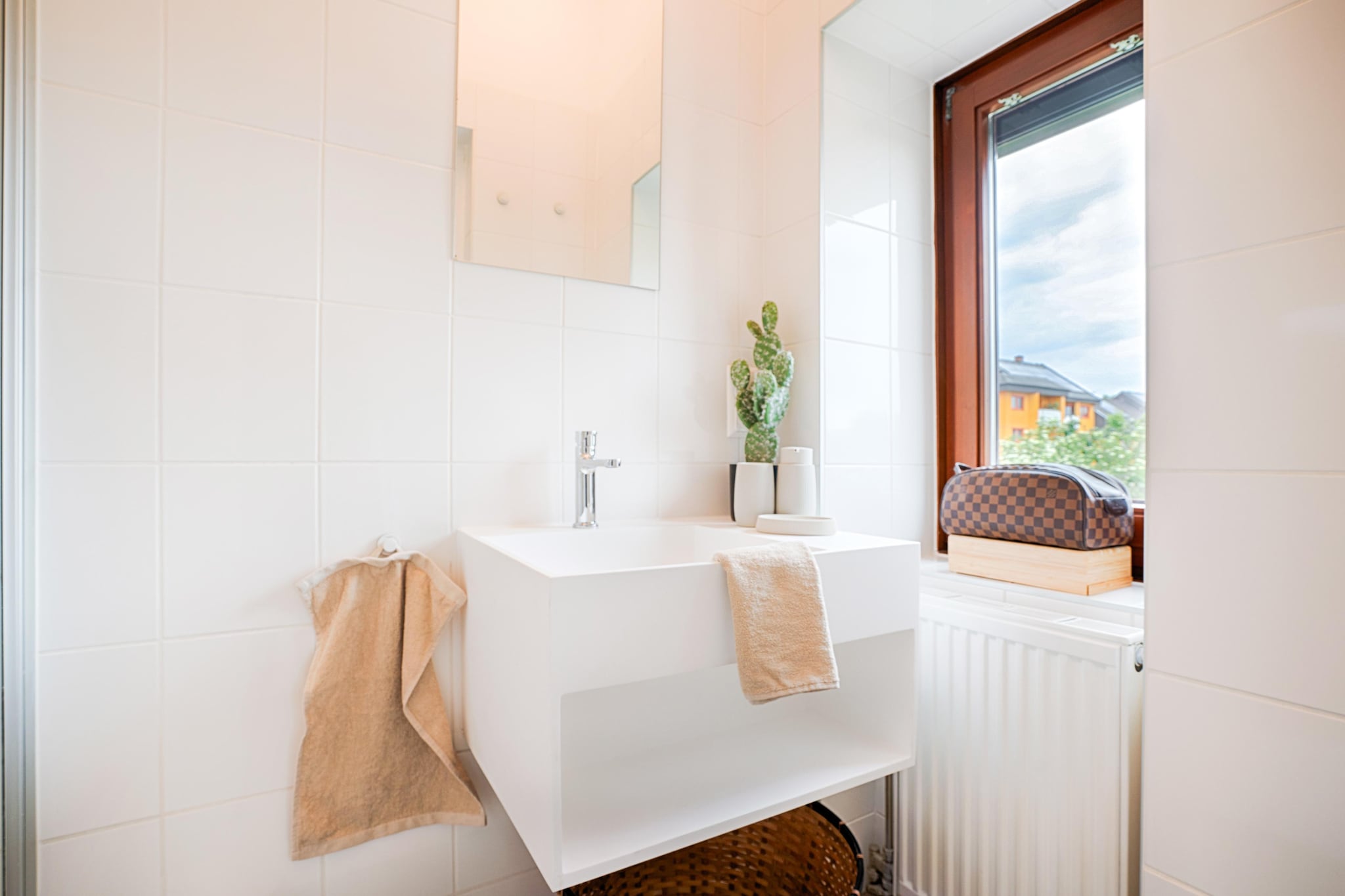 Schönes Ferienapartment in Graz-Badkamer