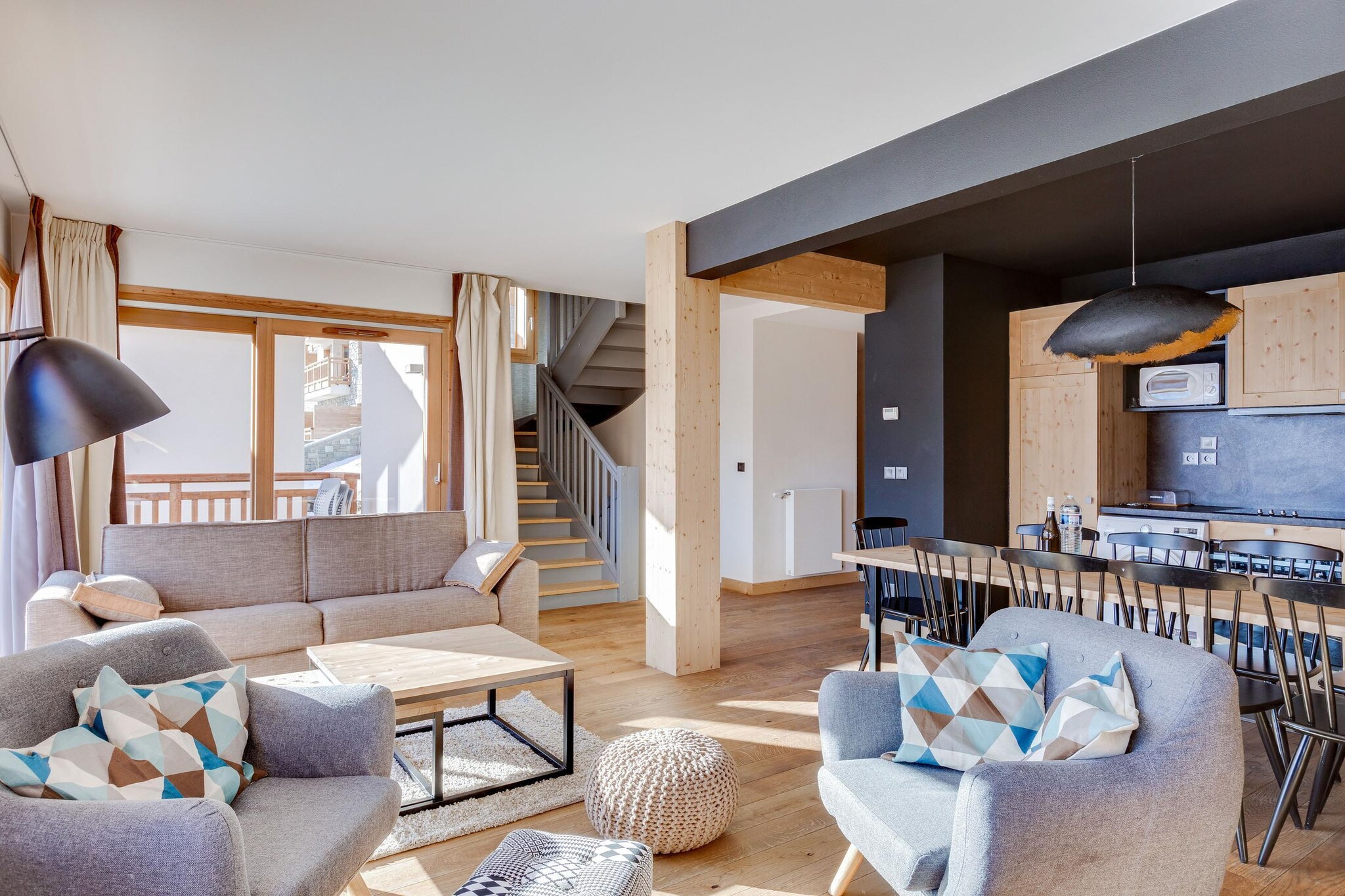 COMBLOUX Les Fermes du Mont Blanc - A24P-Woonkamer