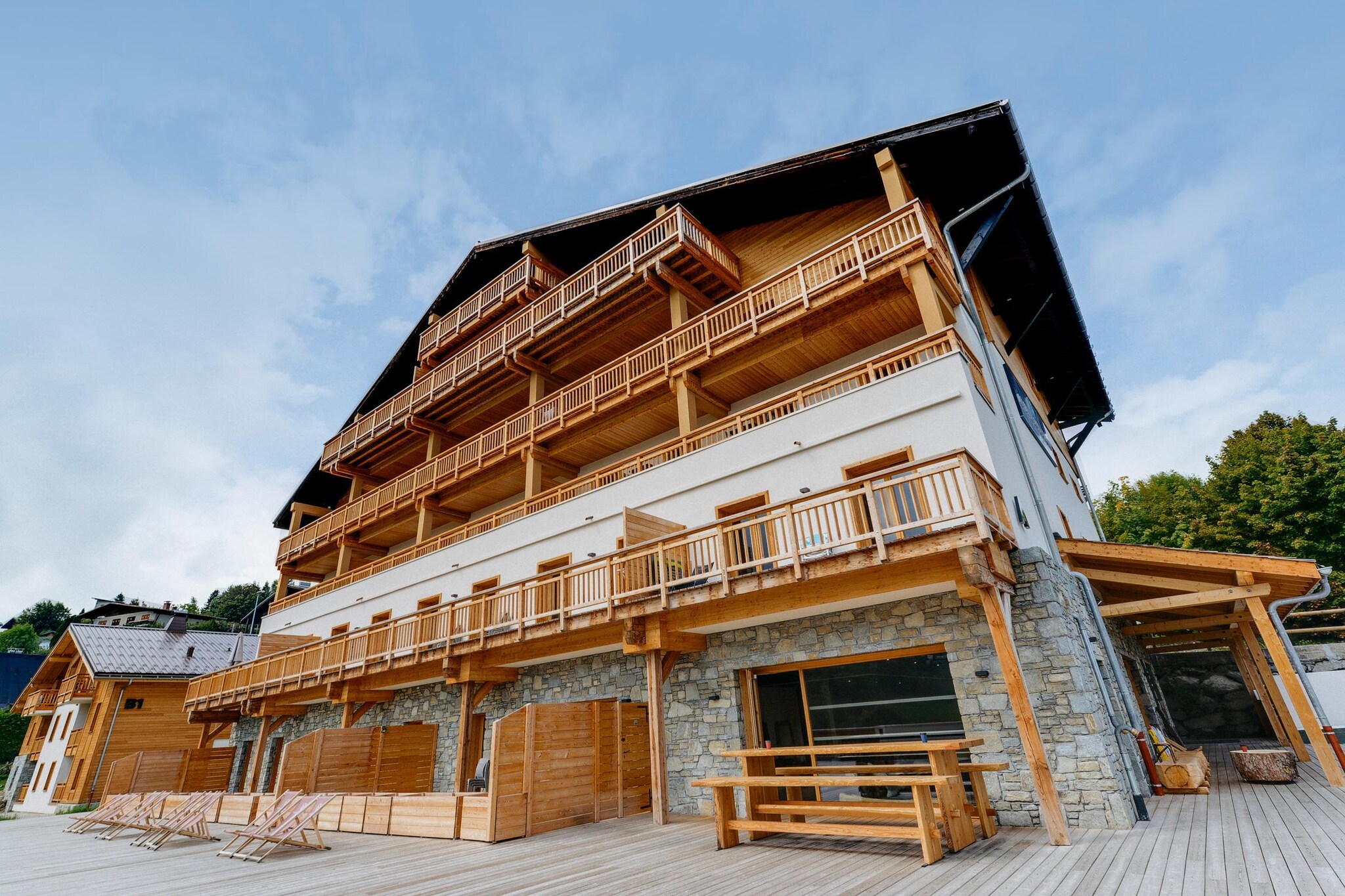 COMBLOUX Les Fermes du Mont Blanc - A36P-Uitzicht zomer