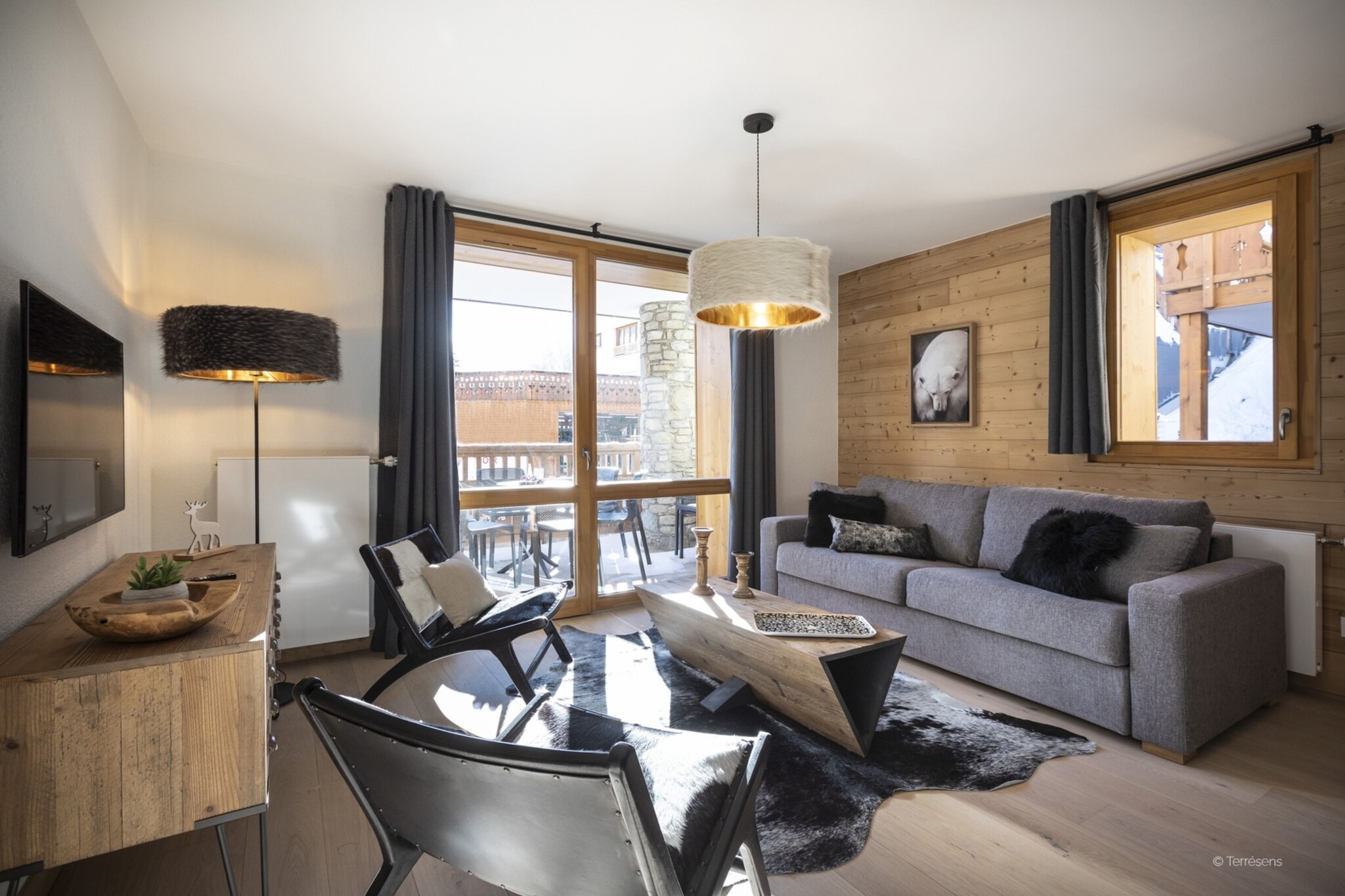 LES DEUX ALPES Neige et Soleil -A40S-Woonkamer
