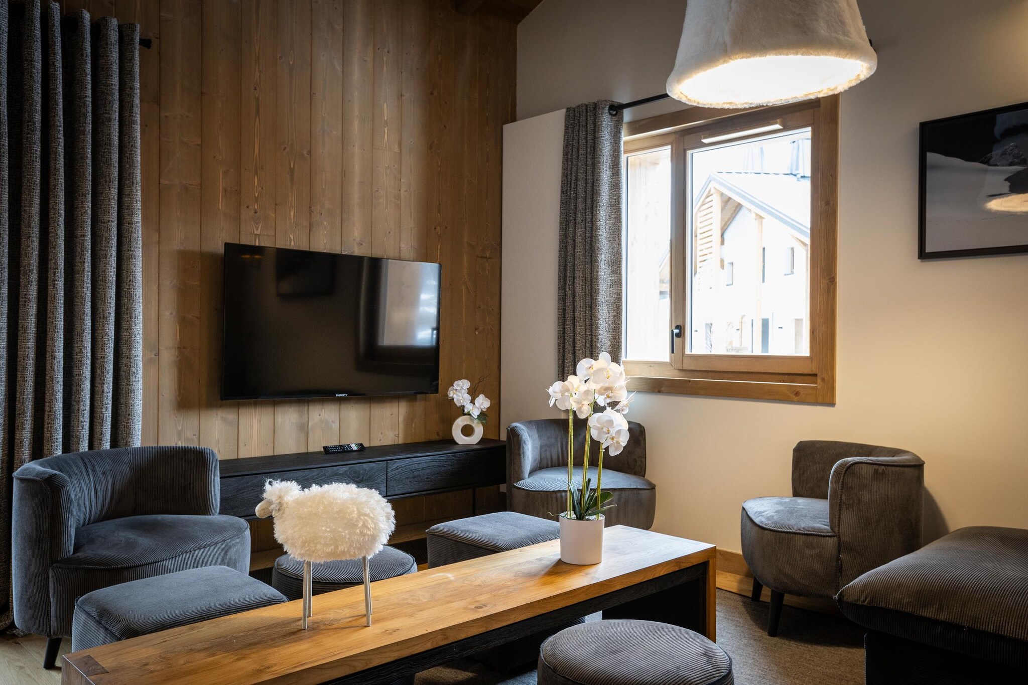 MEGEVE L’Eclat des Vériaz-A40S-Woonkamer