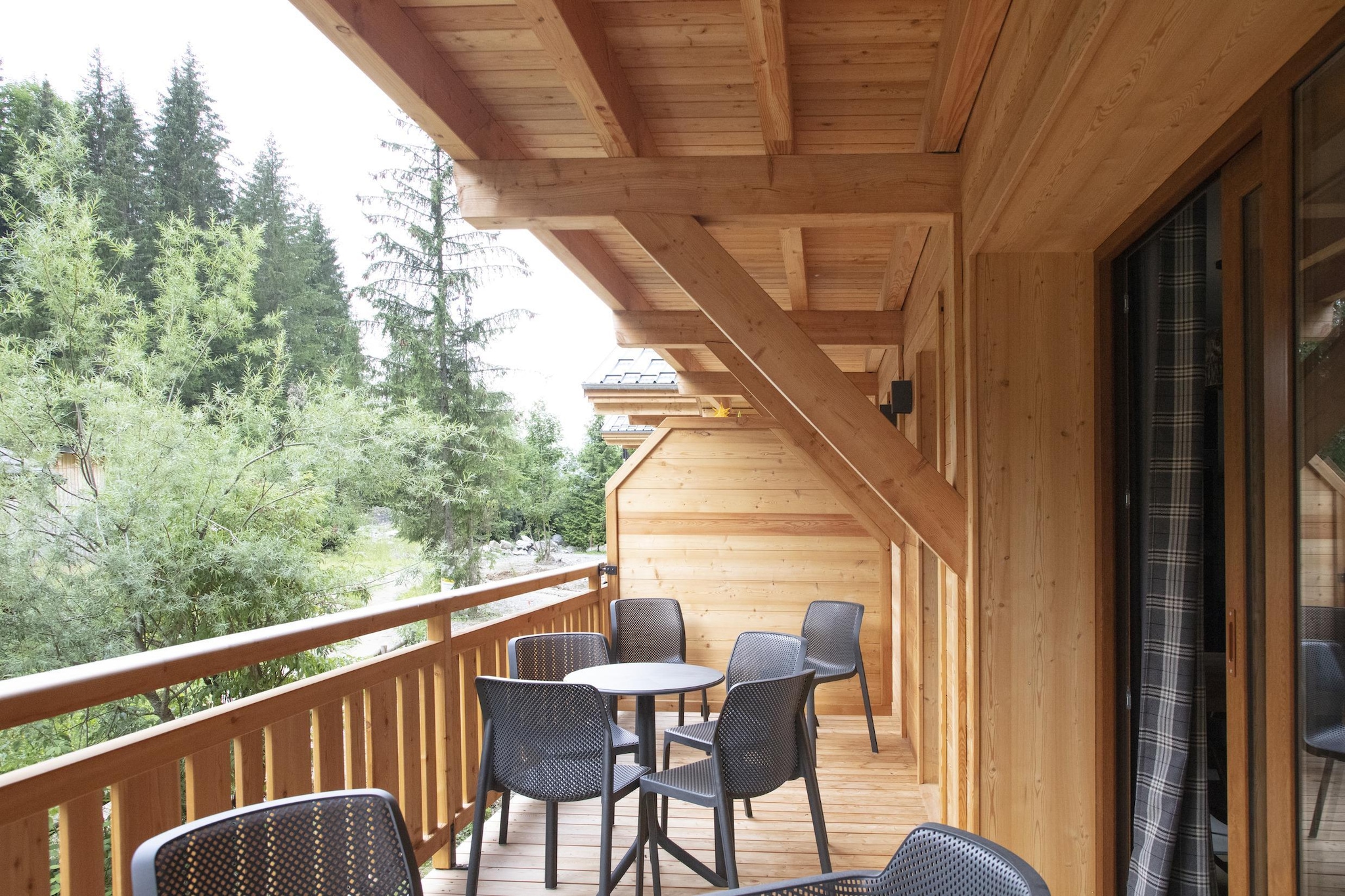 Résidence Terresens MORZINE Les 3 Sophie -A38S-Terrasbalkon