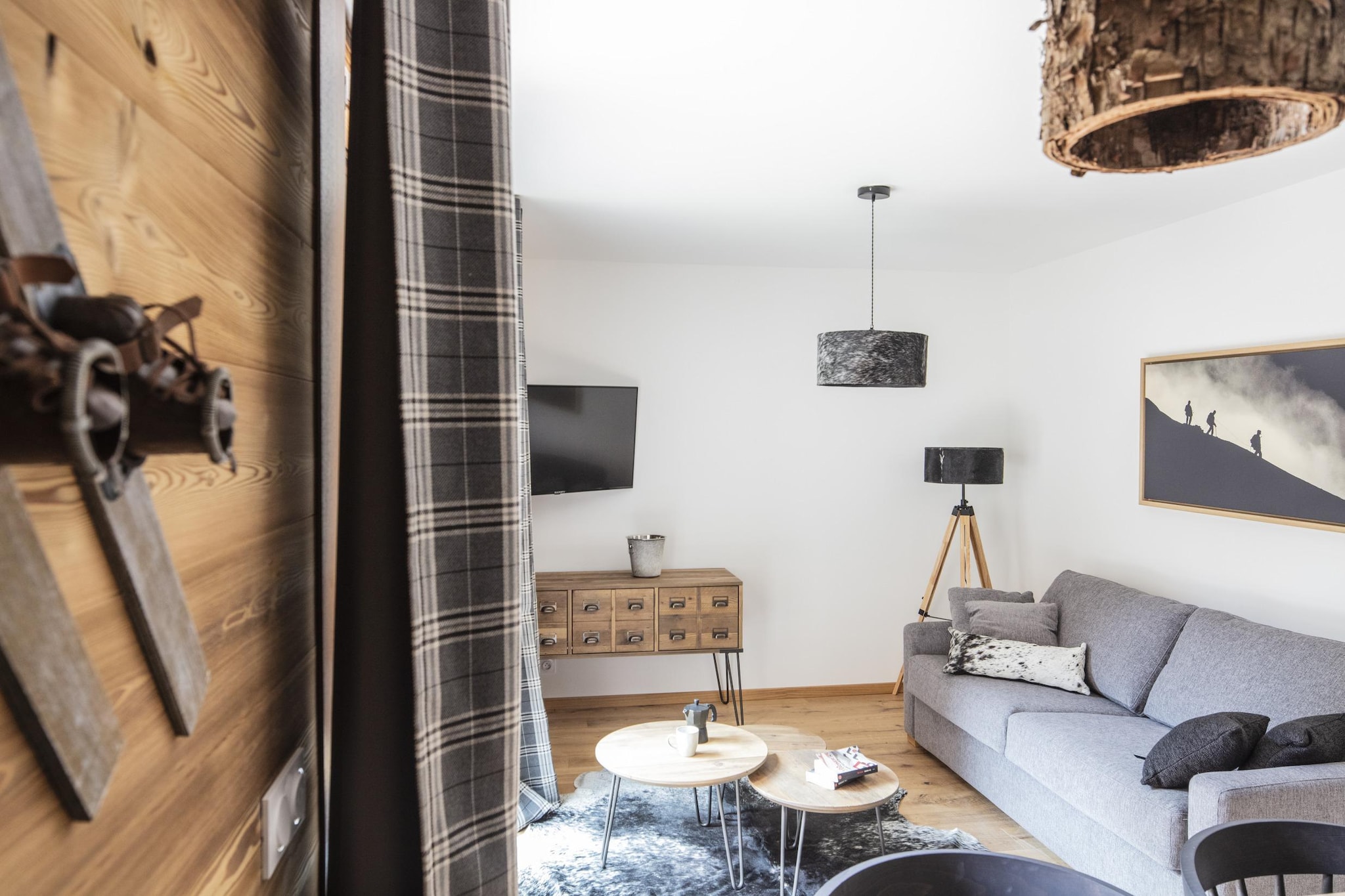 Résidence Terresens MORZINE Les 3 Sophie -A38S-Woonkamer