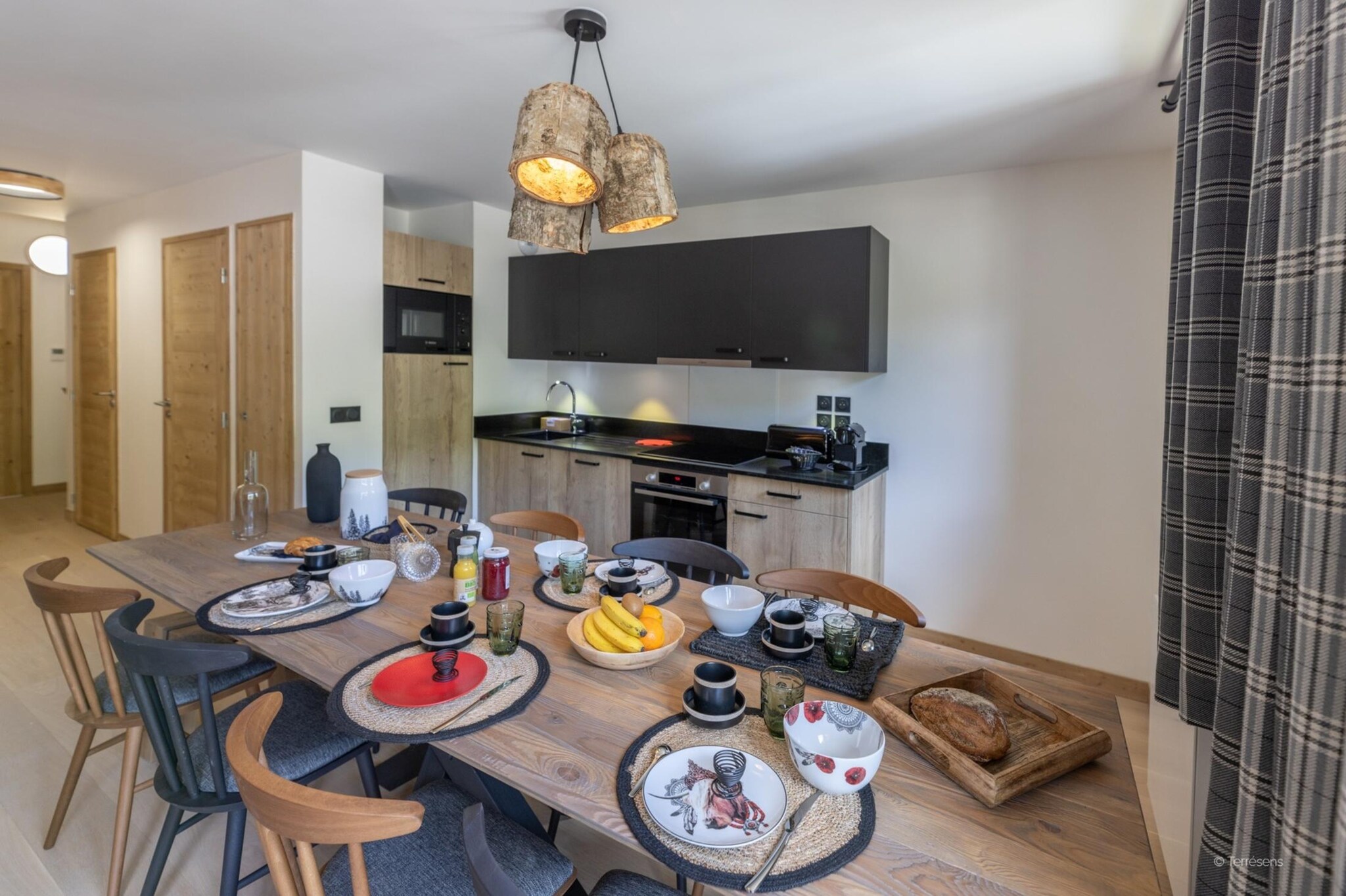 SERRE CHEVALIER Le Cristal Lodge-A40S-Keuken