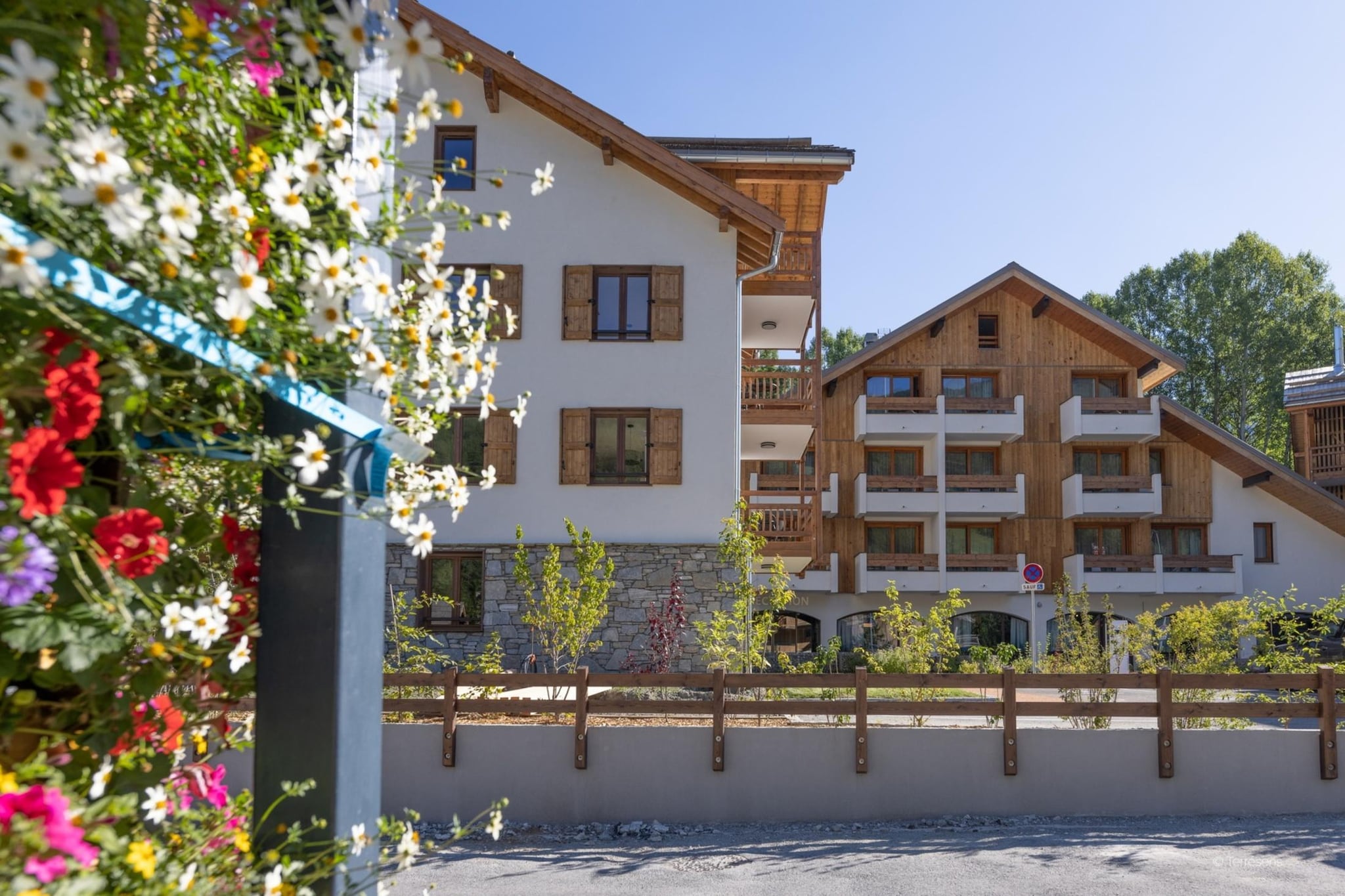 Le Cristal Lodge-R3TS-Gebieden zomer 1km