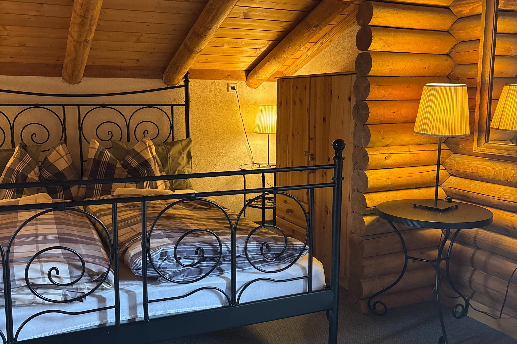 Blockhaus Schwalbennest - Schlafzimmer