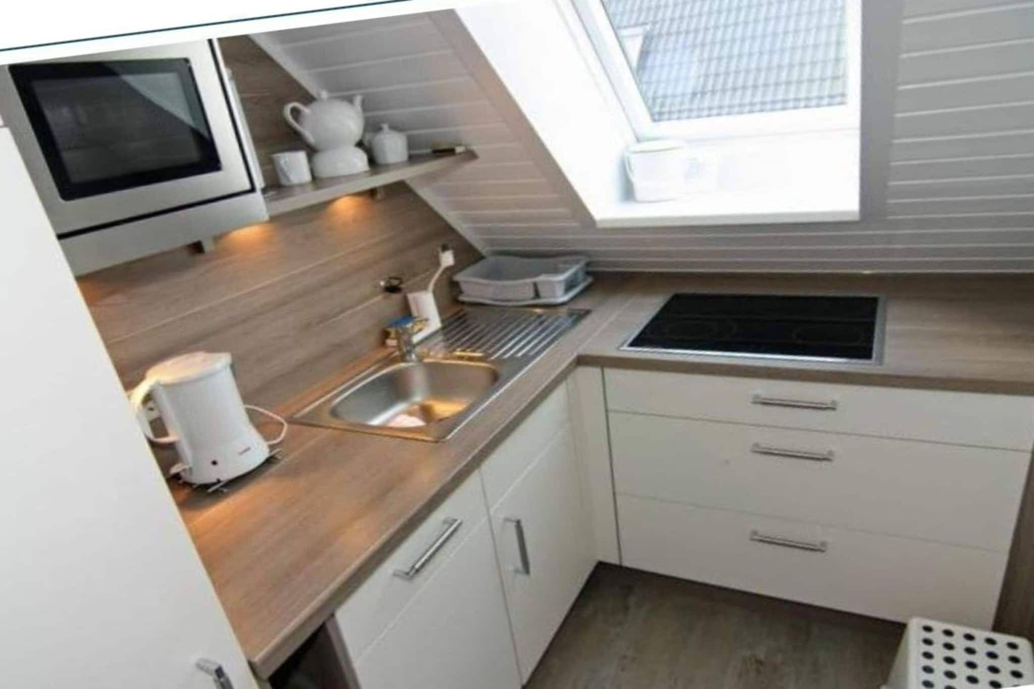 Kitchen(hob, cooker, oven, dishwasher, fridge, dishes and cutlery), Living/bed room(single bed, single bed, TV, dining table, seating area), bathroom(shower, washbasin, toilet, Essentials), Internet access, Internet access, garden(garden furniture)