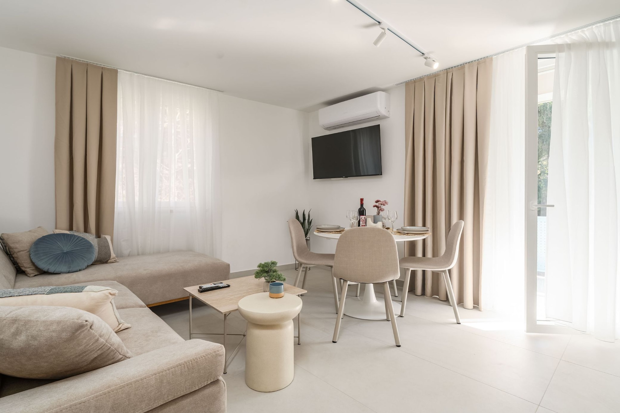Modern City Escape - Two Bedroom Apartment with Balcony