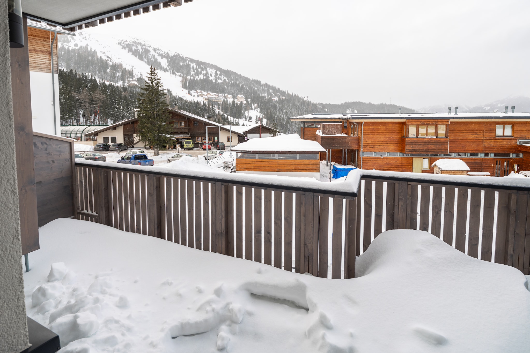 Comfort One-bedroom Apartment – KA1C-Uitzicht winter