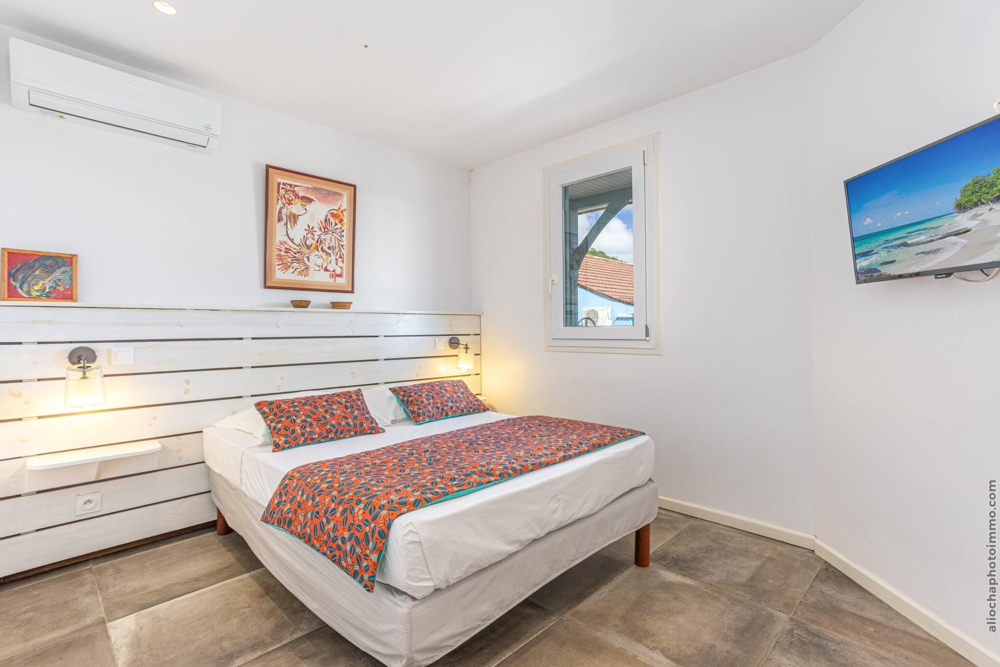 2 Villas avec 2 Piscines-Slaapkamer