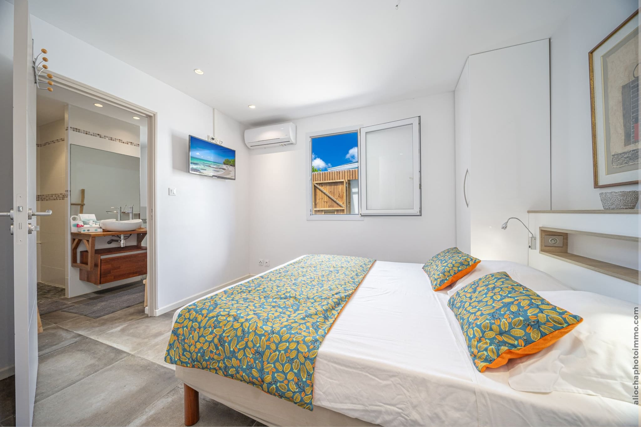 2 Villas avec 2 Piscines-Slaapkamer