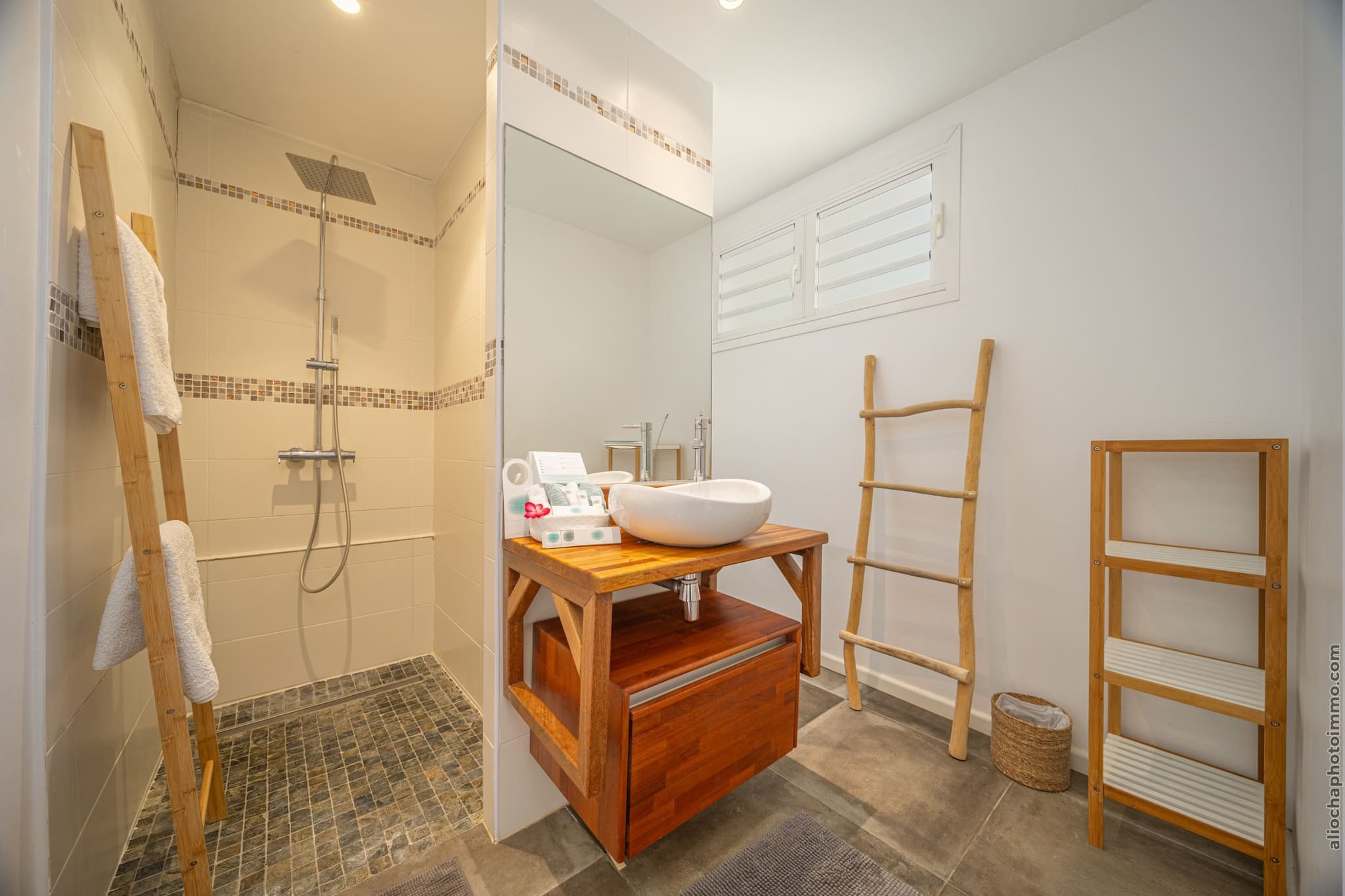 2 Villas avec 2 Piscines-Badkamer