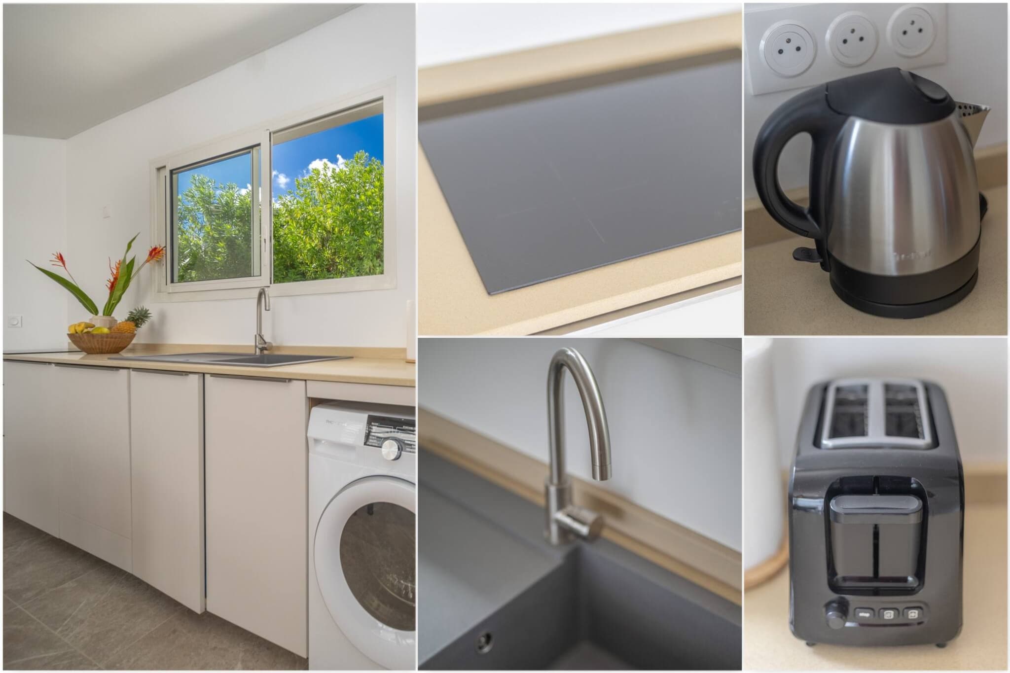 2 Villas avec 2 Piscines-Keuken