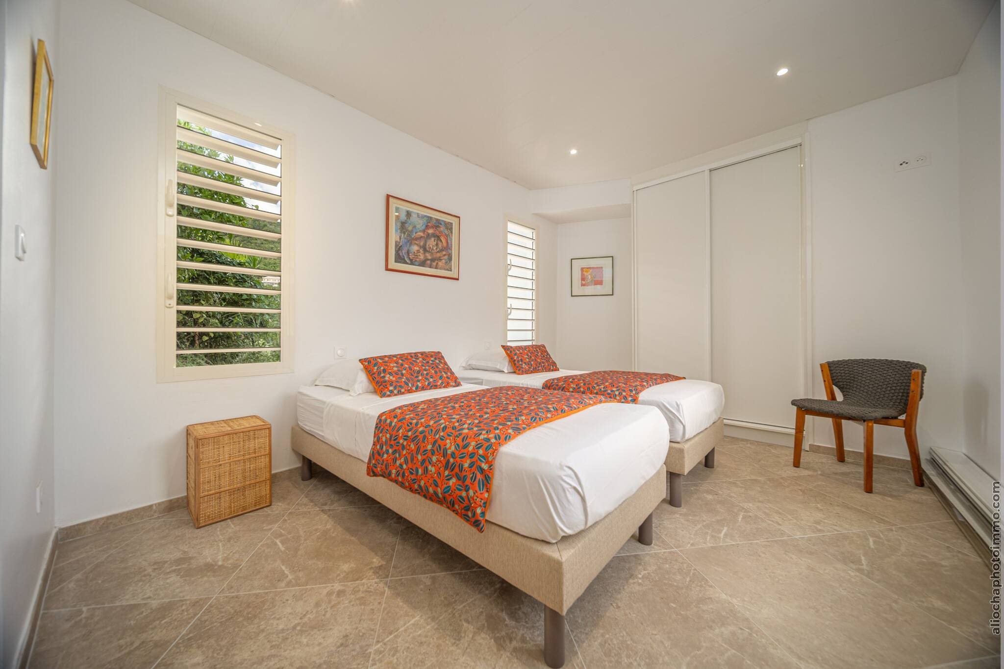2 Villas avec 2 Piscines-Slaapkamer