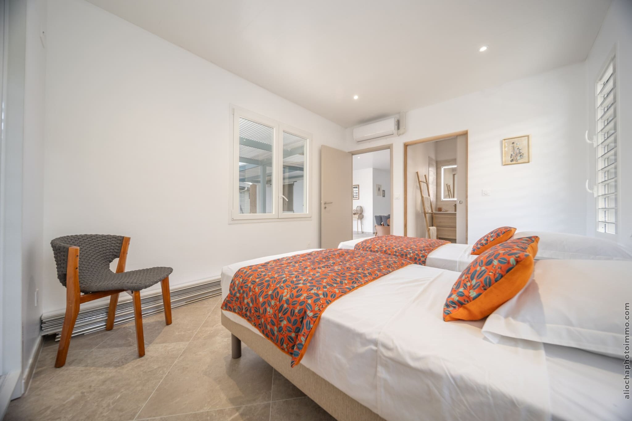 2 Villas avec 2 Piscines-Slaapkamer