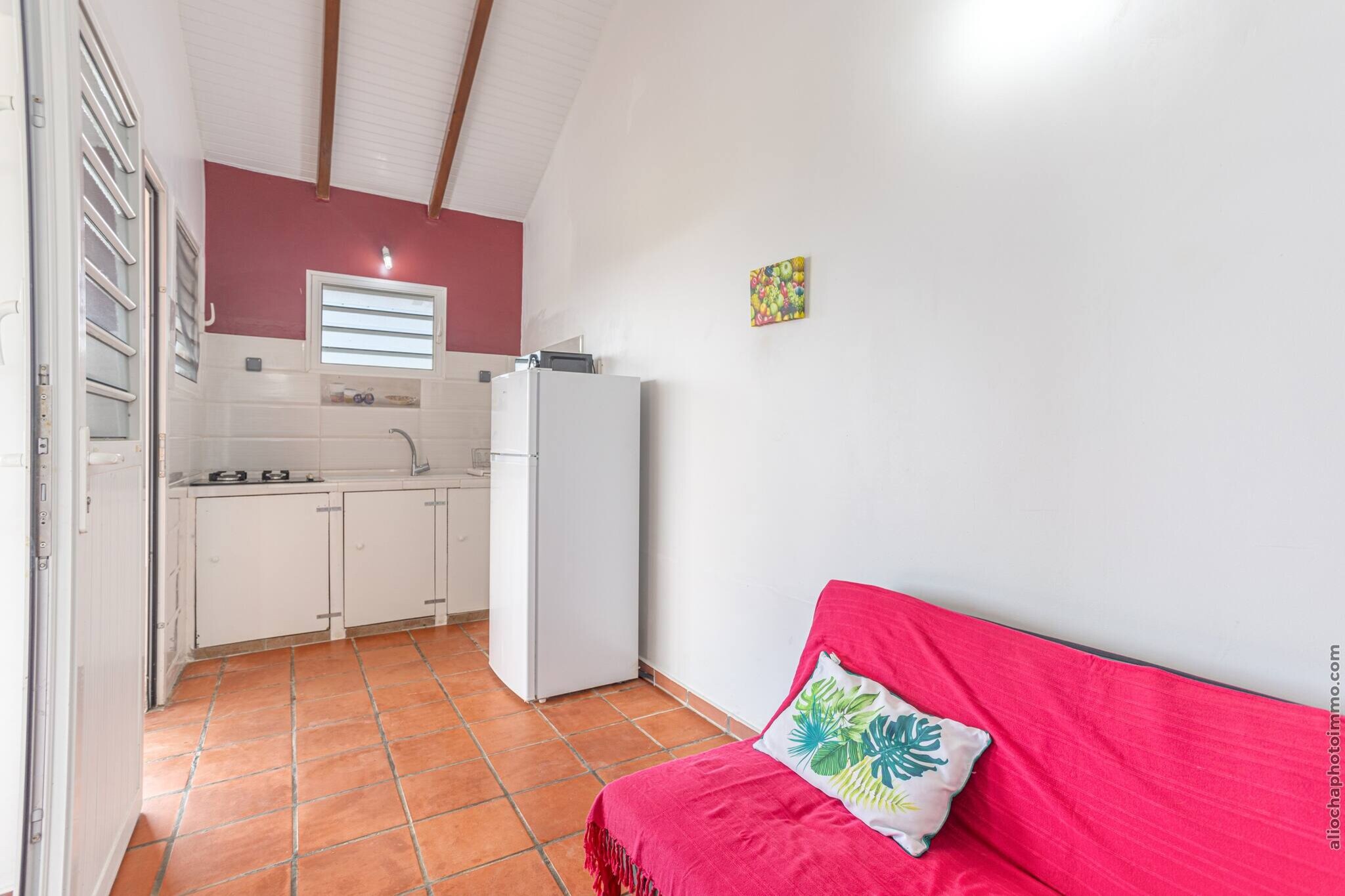 2 Bungalows avec Piscine-Woonkamer