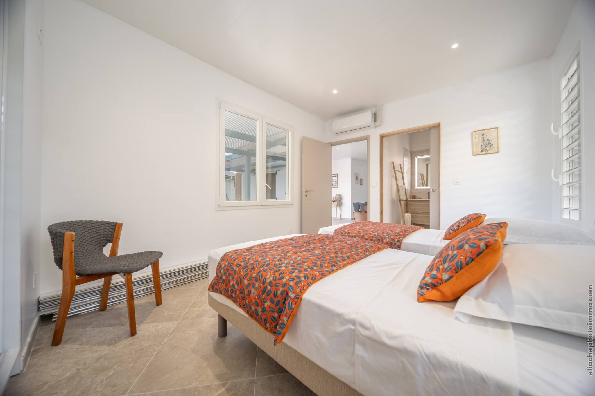 Villa de Charme: Piscine, Plage à 5 min-Slaapkamer