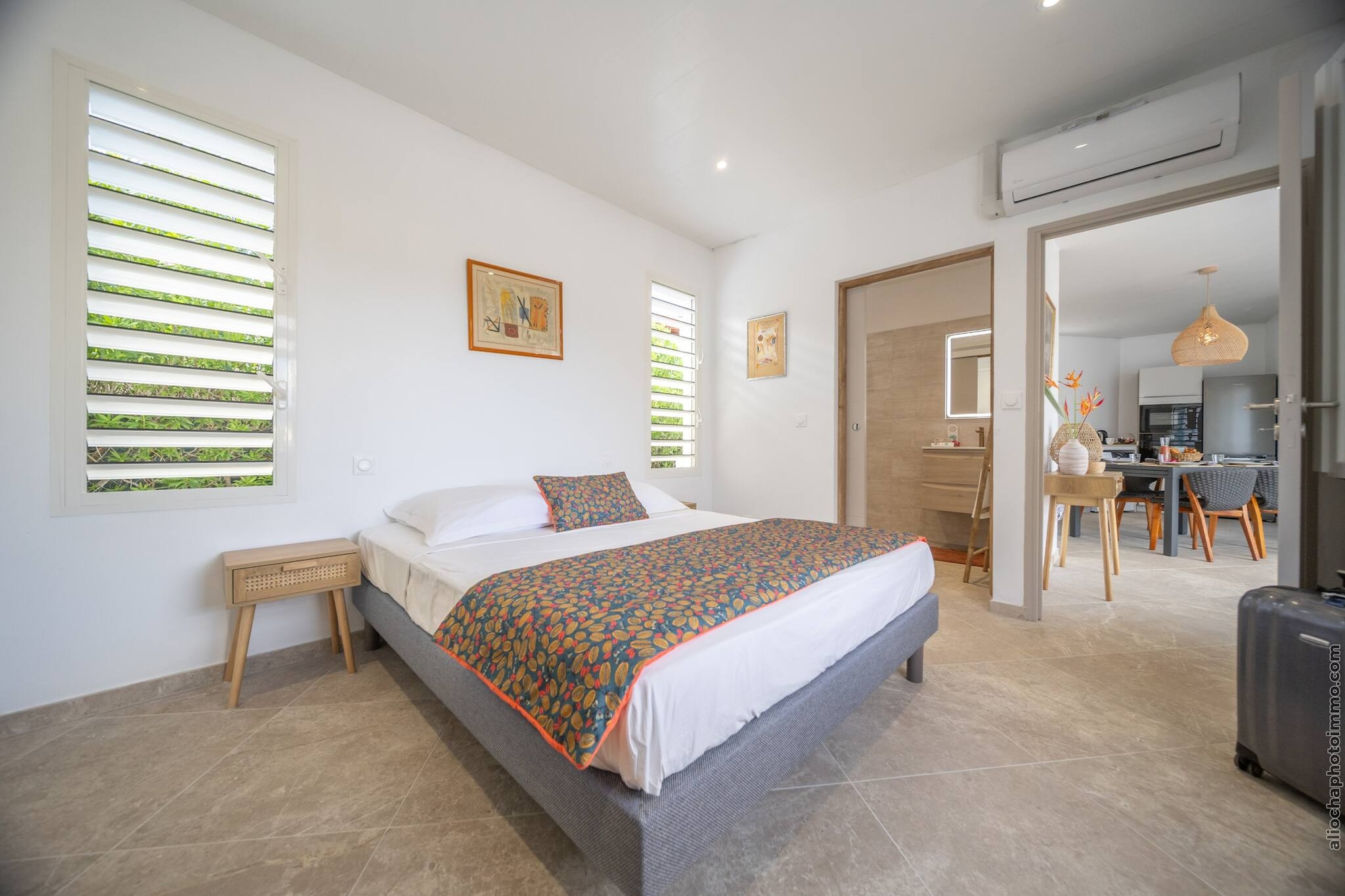 Villa de Charme: Piscine, Plage à 5 min-Slaapkamer
