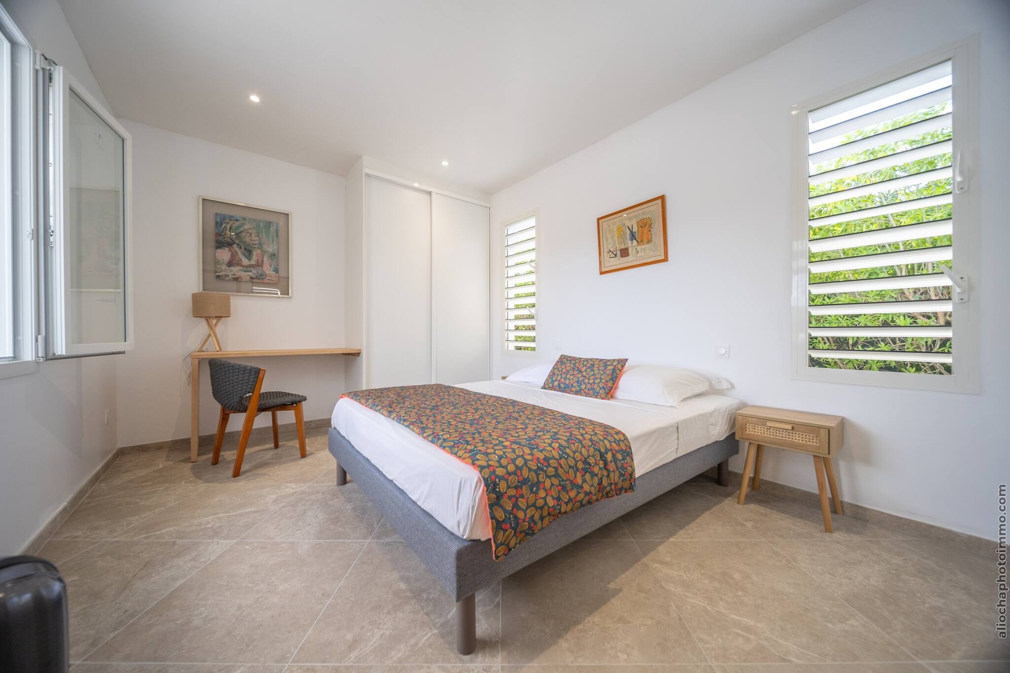 Villa de Charme: Piscine, Plage à 5 min-Slaapkamer