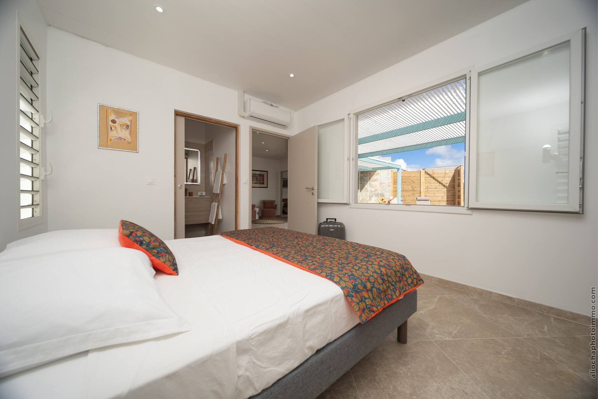 Villa de Charme: Piscine, Plage à 5 min-Slaapkamer