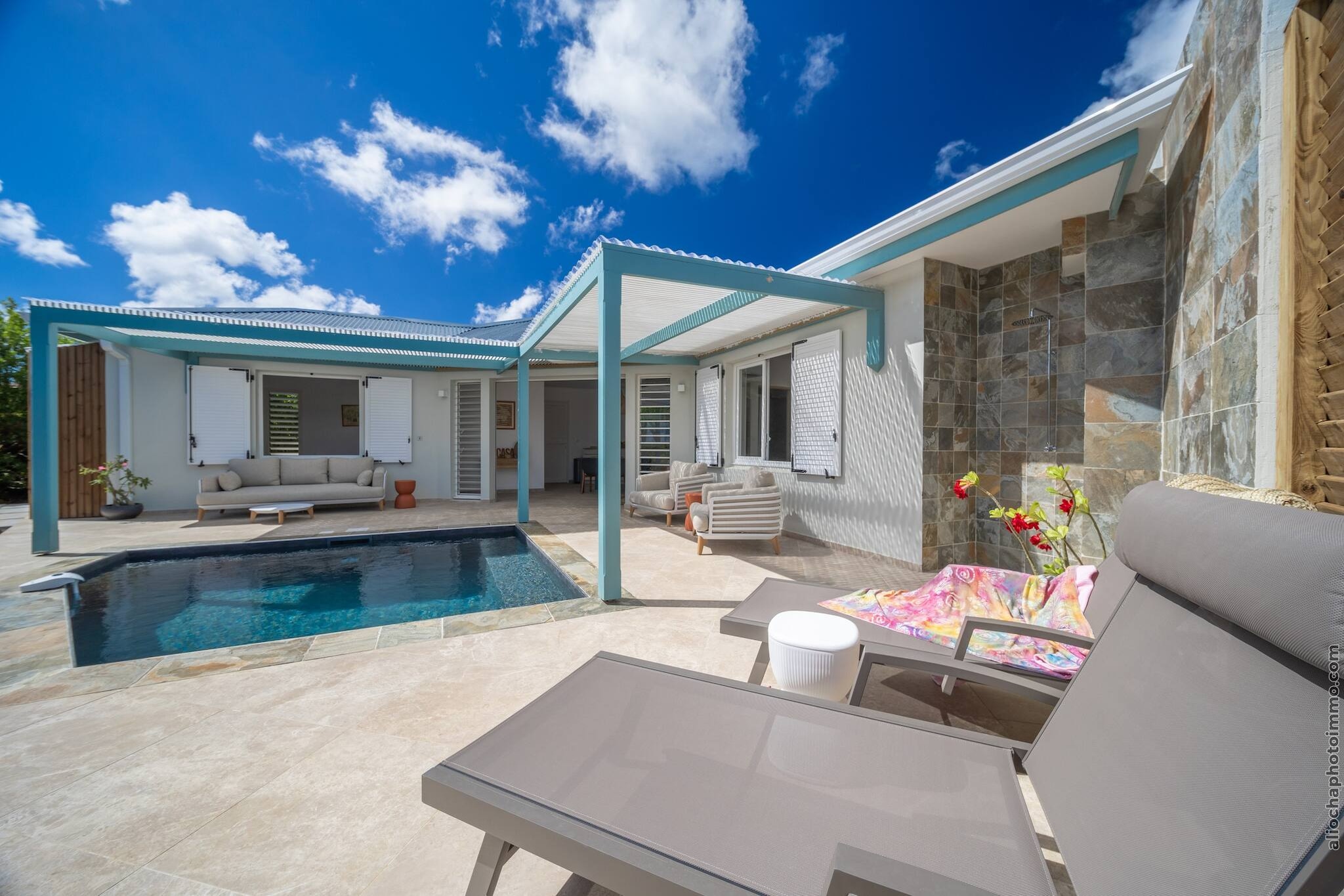 Villa de Charme: Piscine, Plage à 5 min-Zwembad