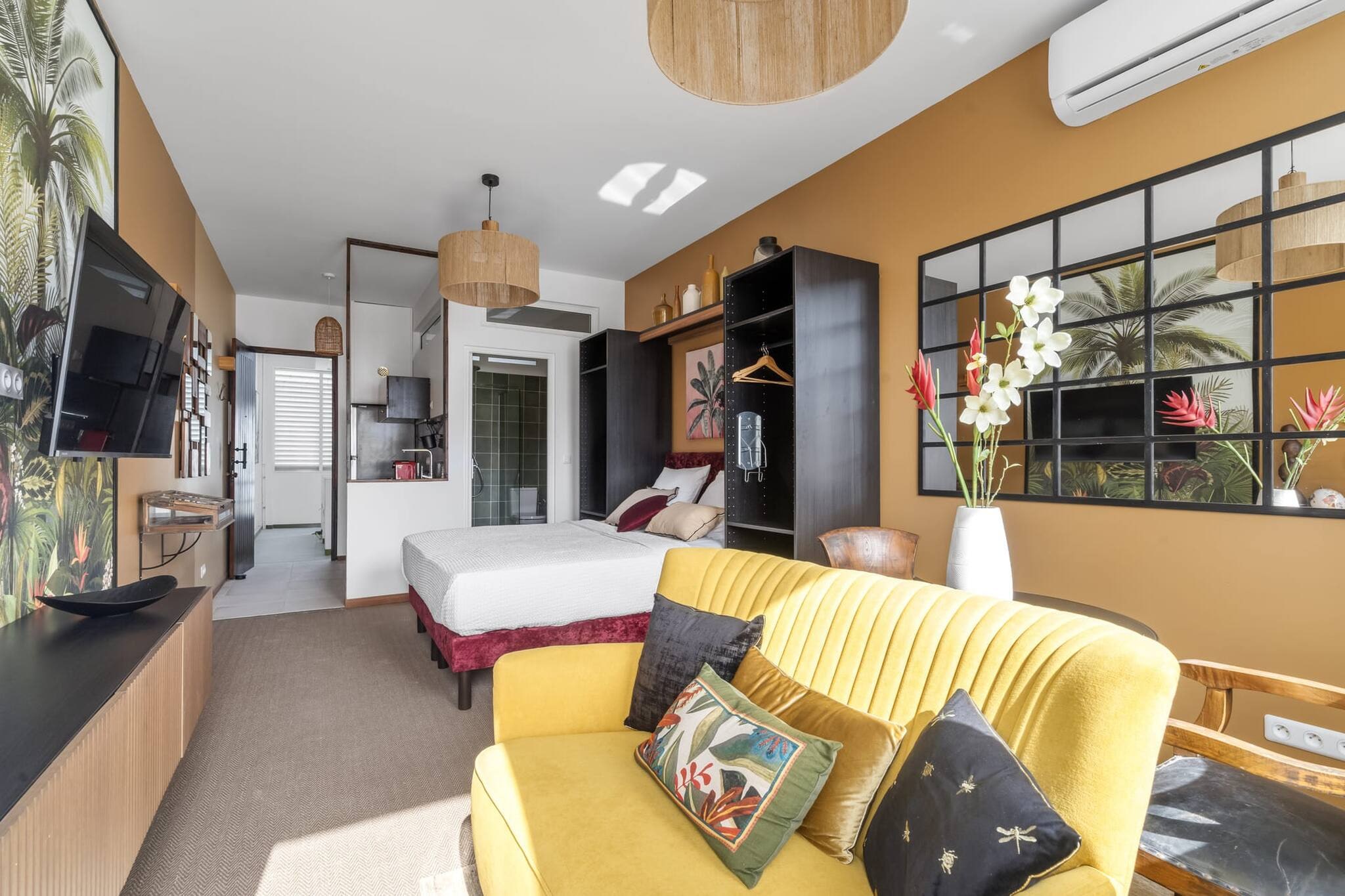 Studio Jardin Tropical-Slaapkamer