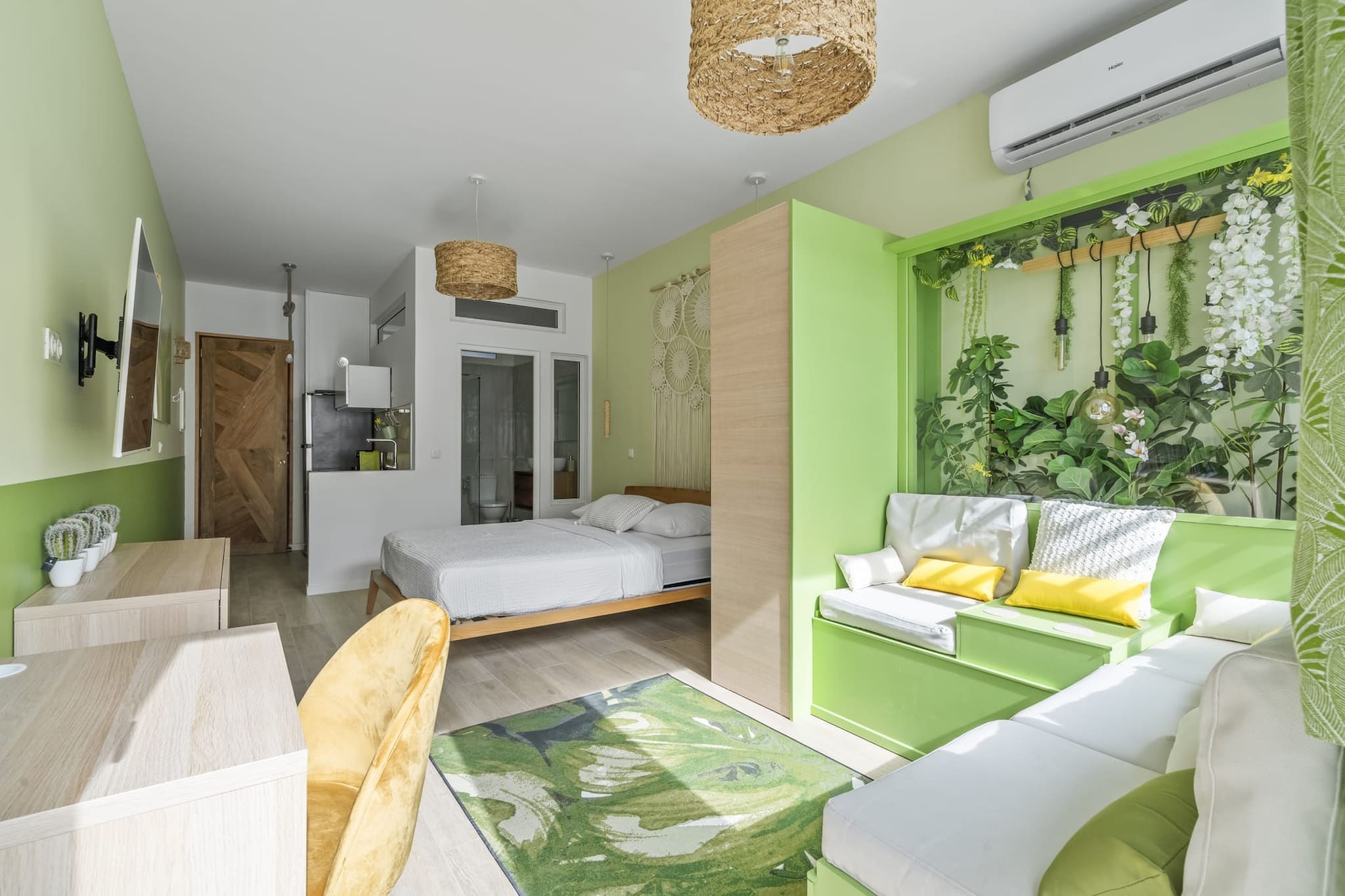 Studios Bohème et Tropical-Woonkamer