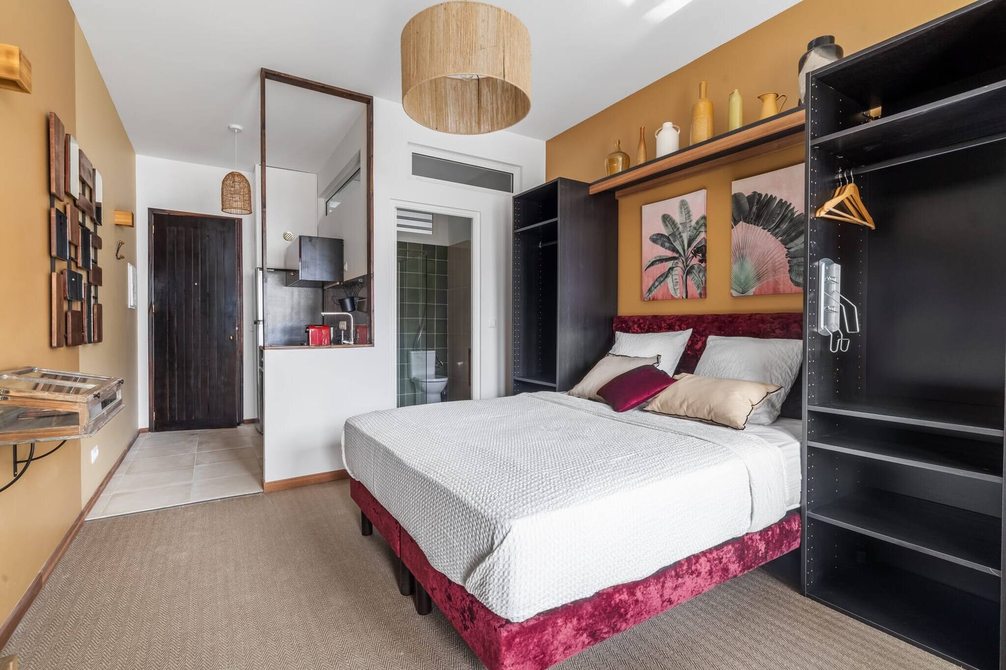 Studios Bohème, Tropical et Chic-Slaapkamer