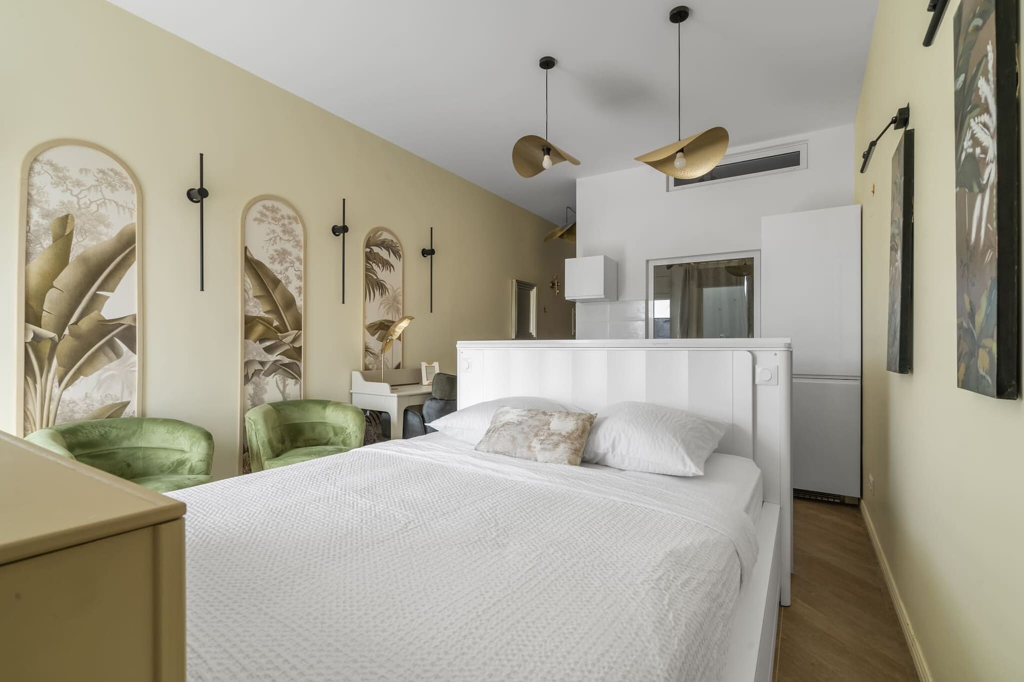 Studios Bohème, Tropical et Chic-Slaapkamer