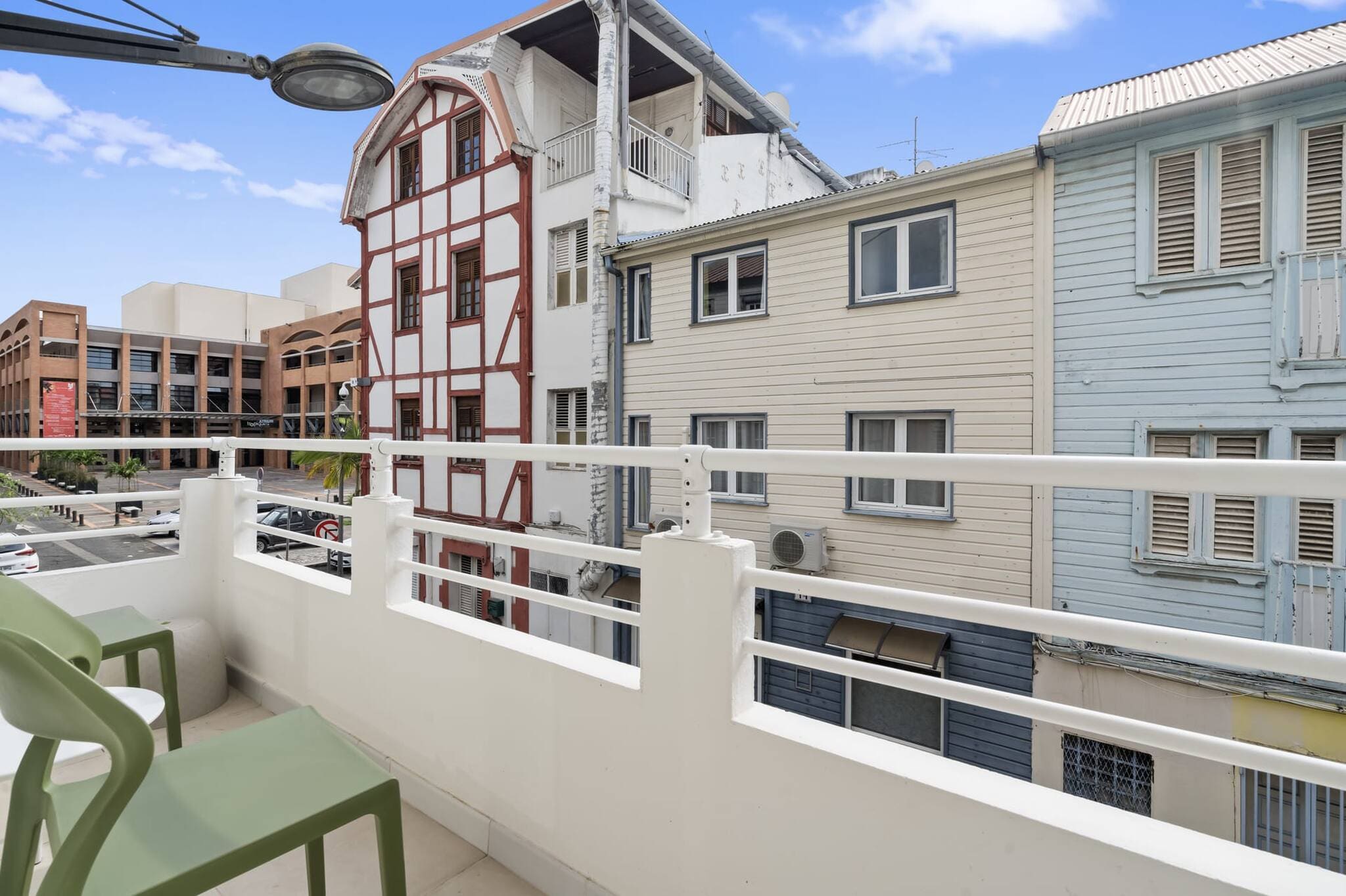 Studios Bohème et Chic-Terrasbalkon
