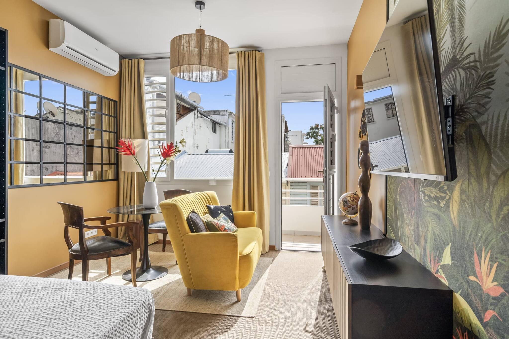 Studios Tropical et Chic-Woonkamer