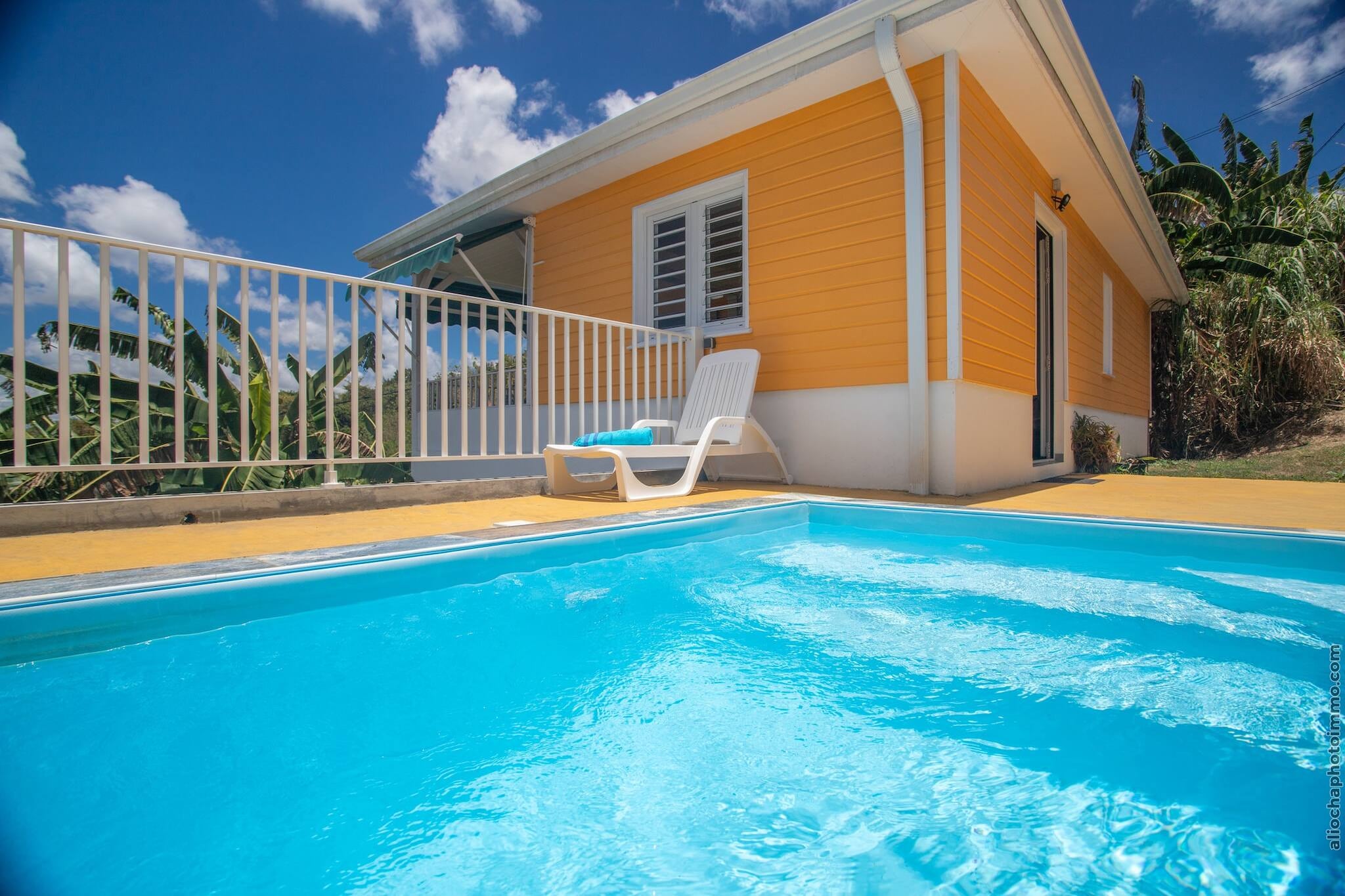 Bungalow Chic : Vue Mer & Montagne (Orange)
