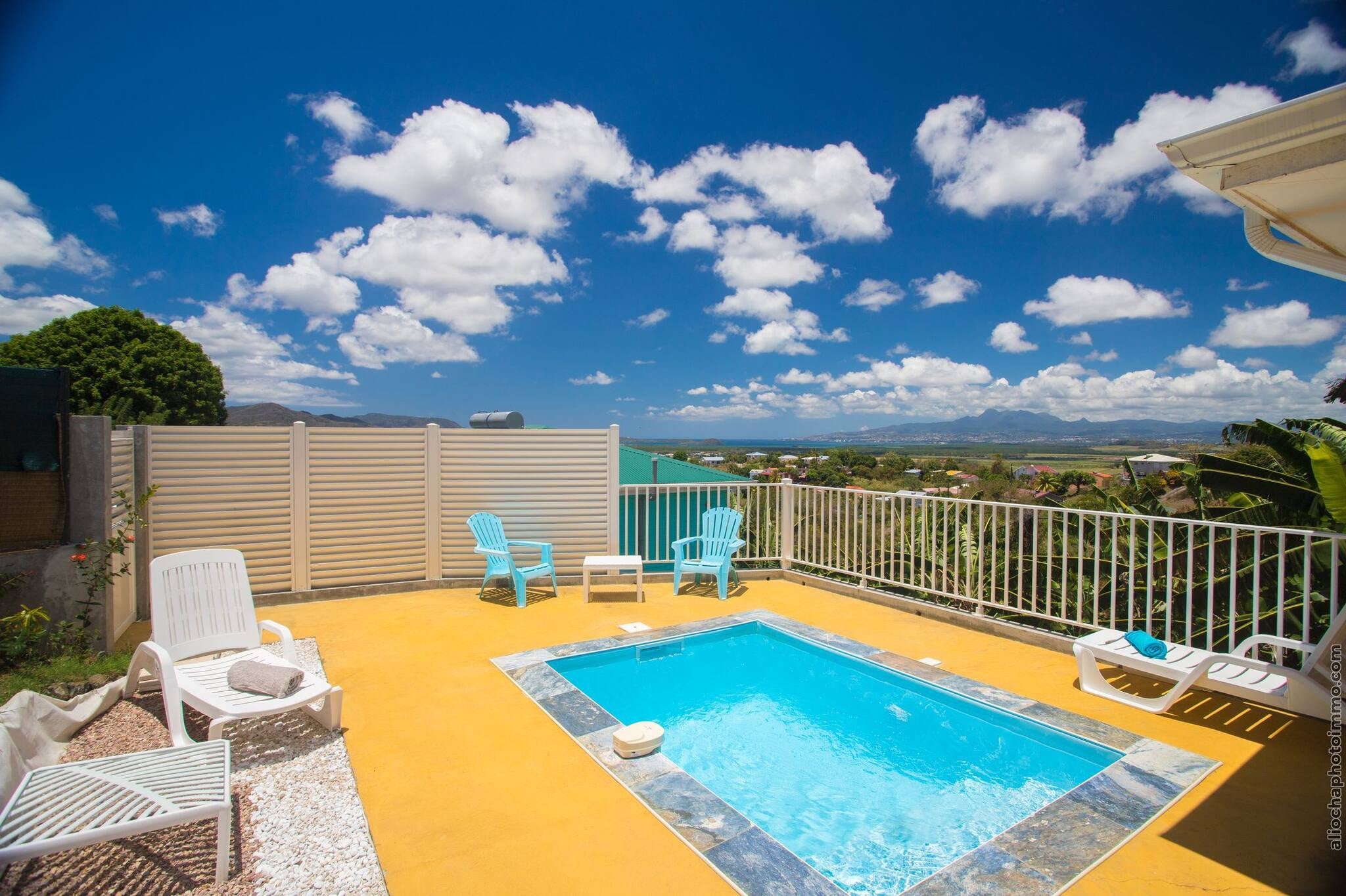 2 Bungalows avec 2 Piscines : Vue Mer (Bleu & Oge)