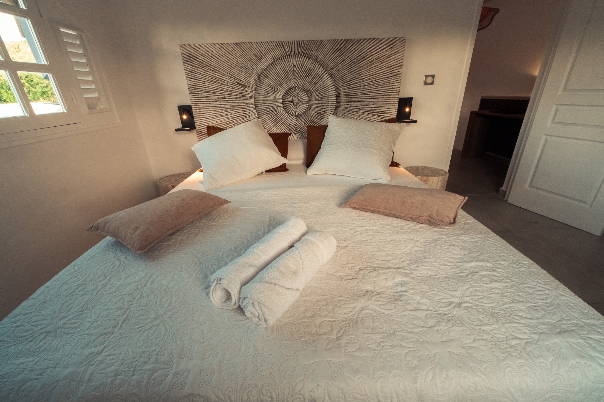 Villa L'Or de Belfond - Piscine & Plage à Pied-Slaapkamer