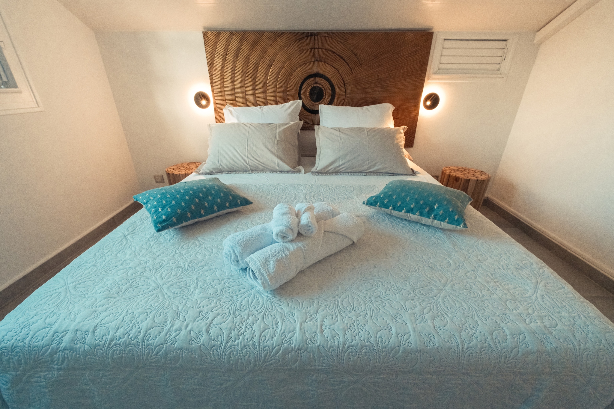 Villa L'Or de Belfond - Piscine & Plage à Pied-Slaapkamer
